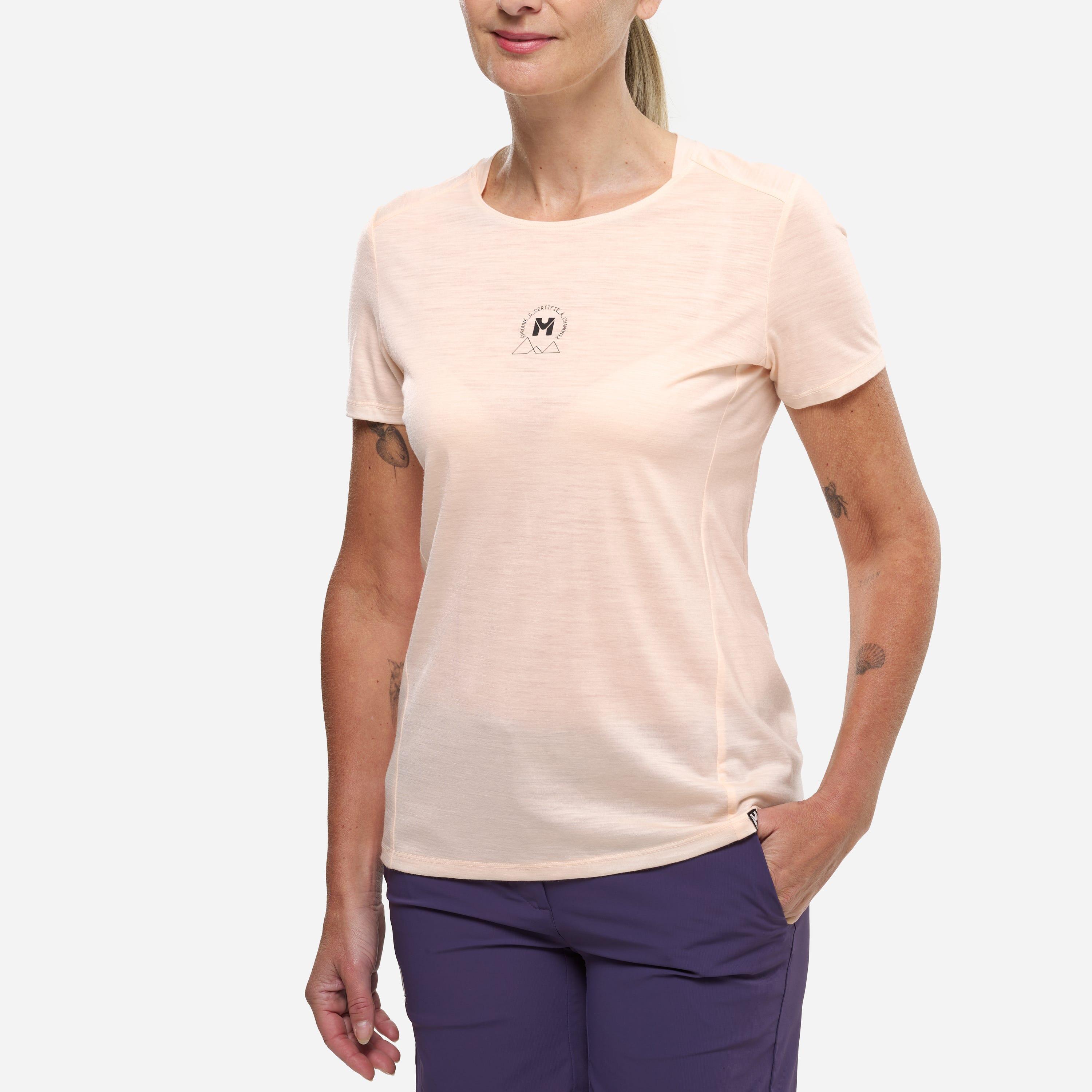 T-Shirt Randonnée - Trekking pour femme UBIC WOOL 3/5