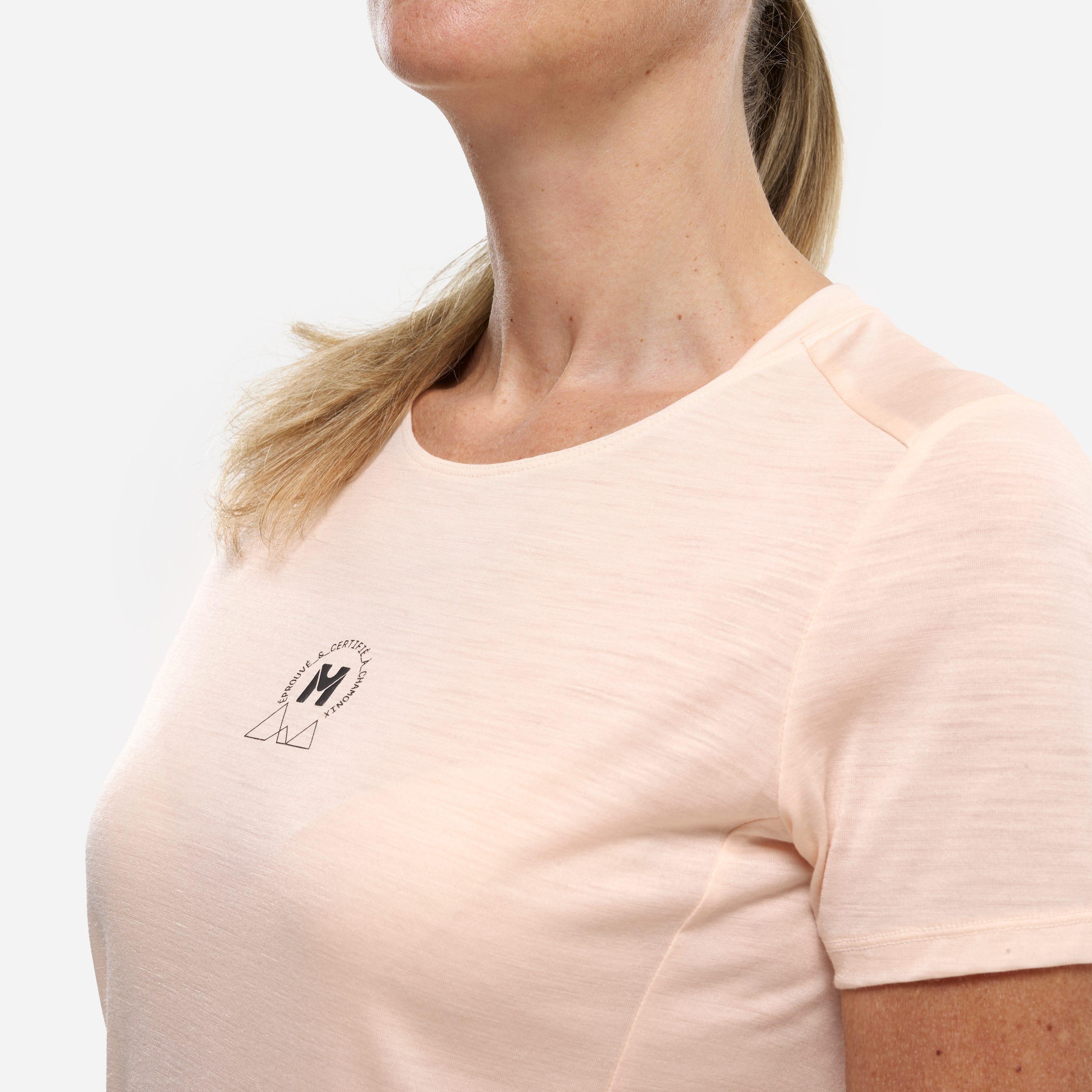 T-Shirt Randonnée - Trekking pour femme UBIC WOOL 5/5
