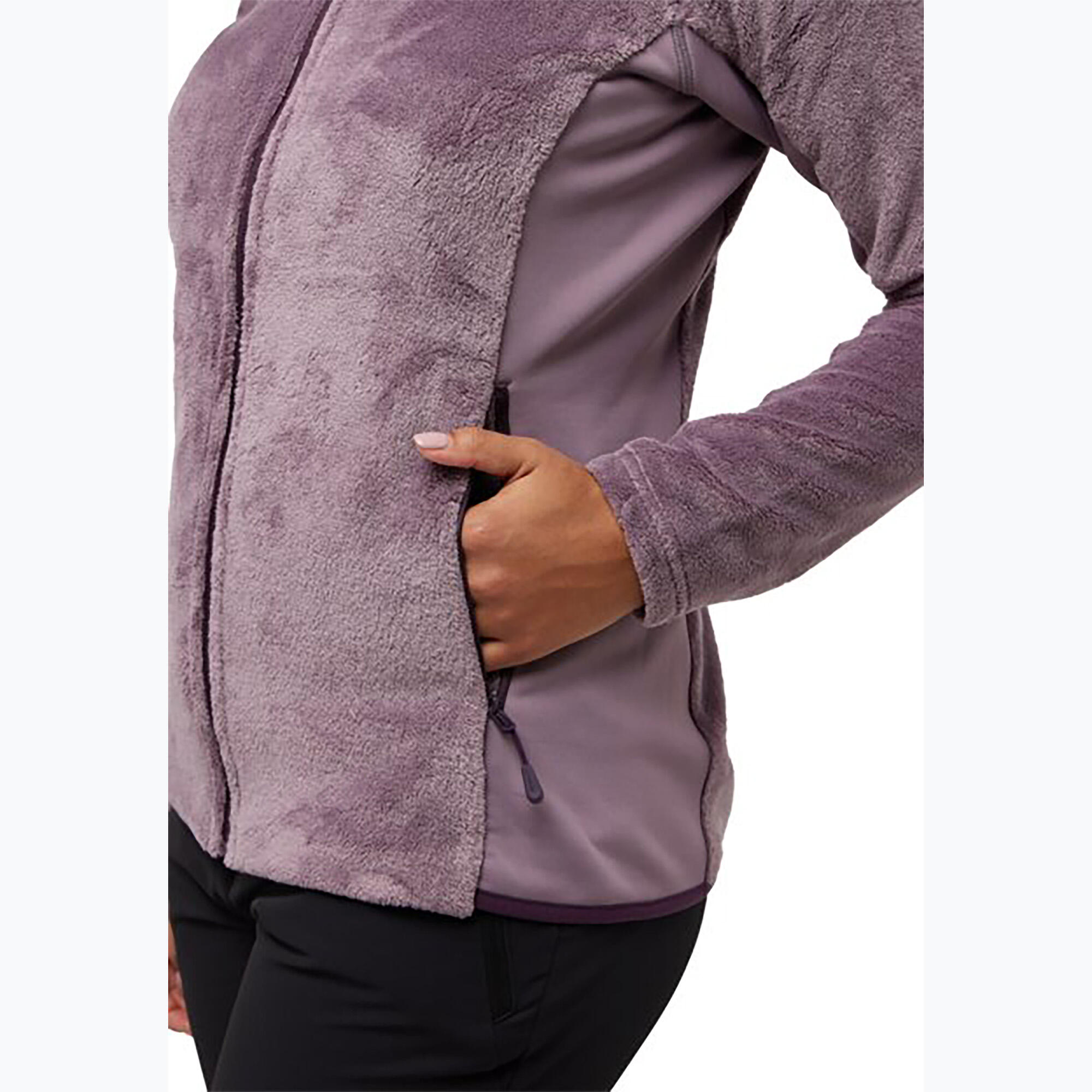 Veste polaire femme Jack Wolfskin Rotwand Hooded Fz 3/5