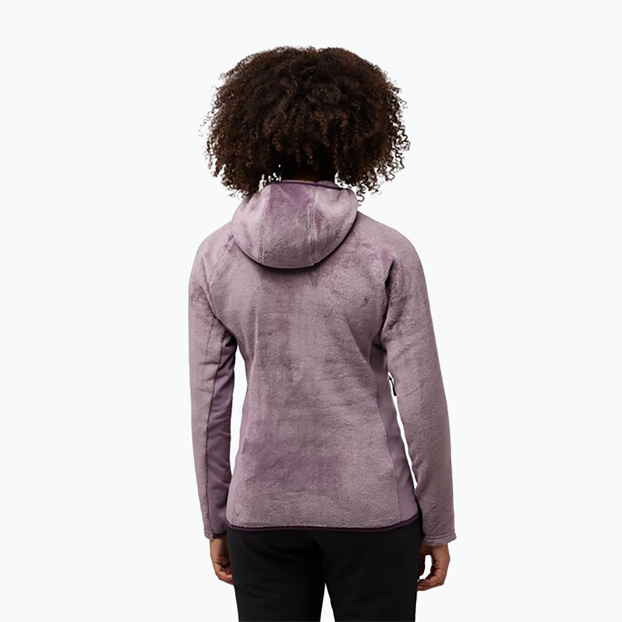 Veste polaire femme Jack Wolfskin Rotwand Hooded Fz 2/5