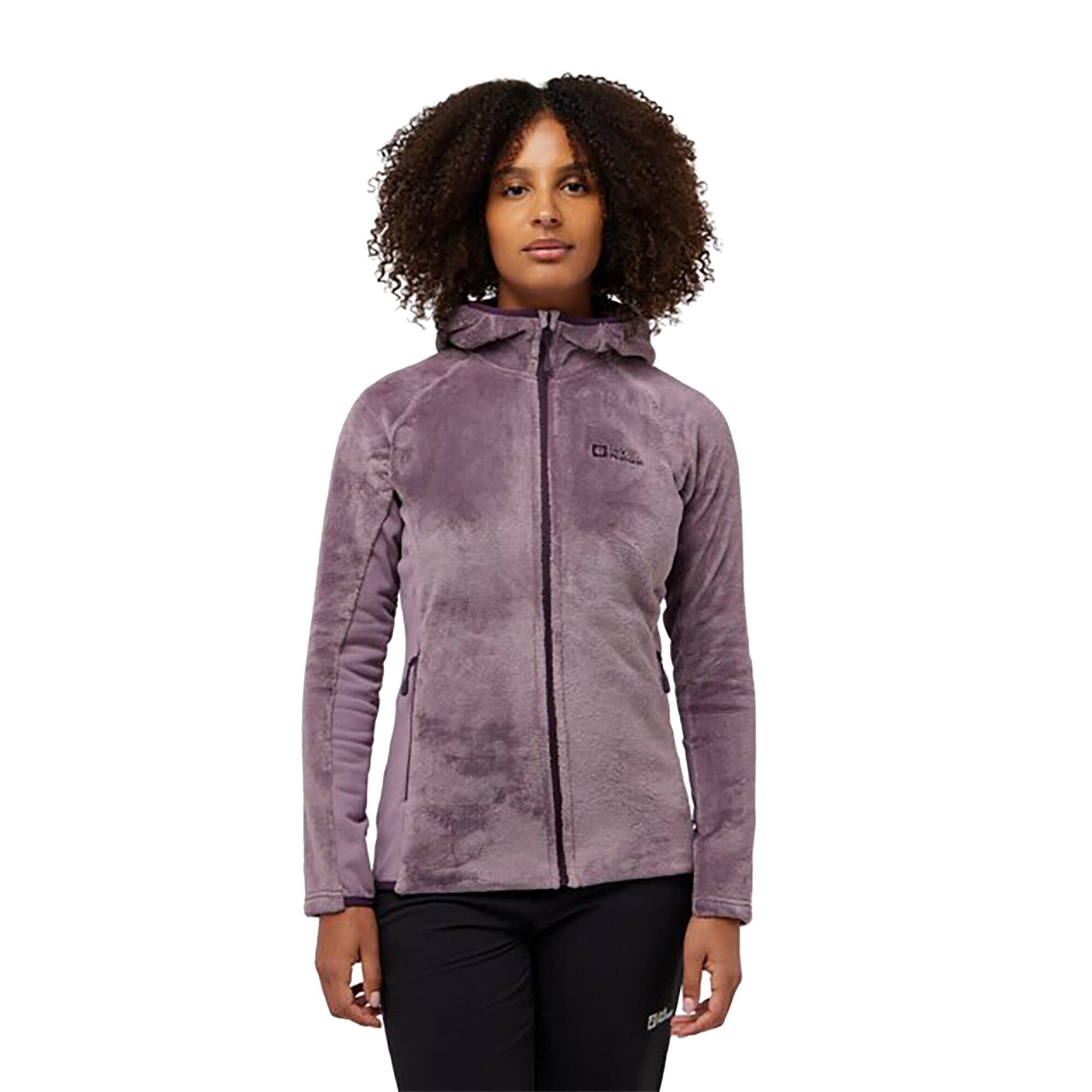 Veste polaire femme Jack Wolfskin Rotwand Hooded Fz 5/5