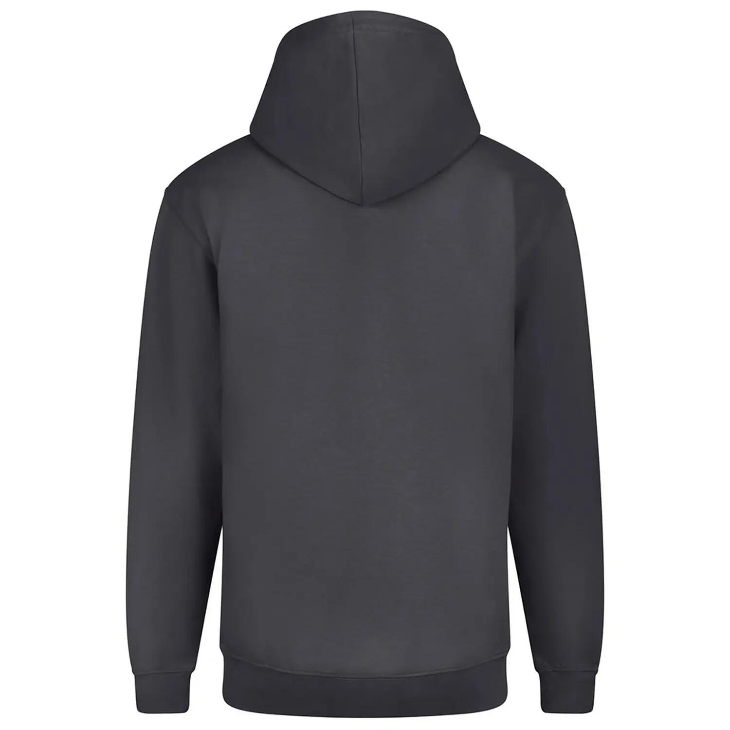 Kapuzenjacke Kapuzenpullover Hoodie mit Reißverschluss Herren Solid Dunkelgrau 2/2