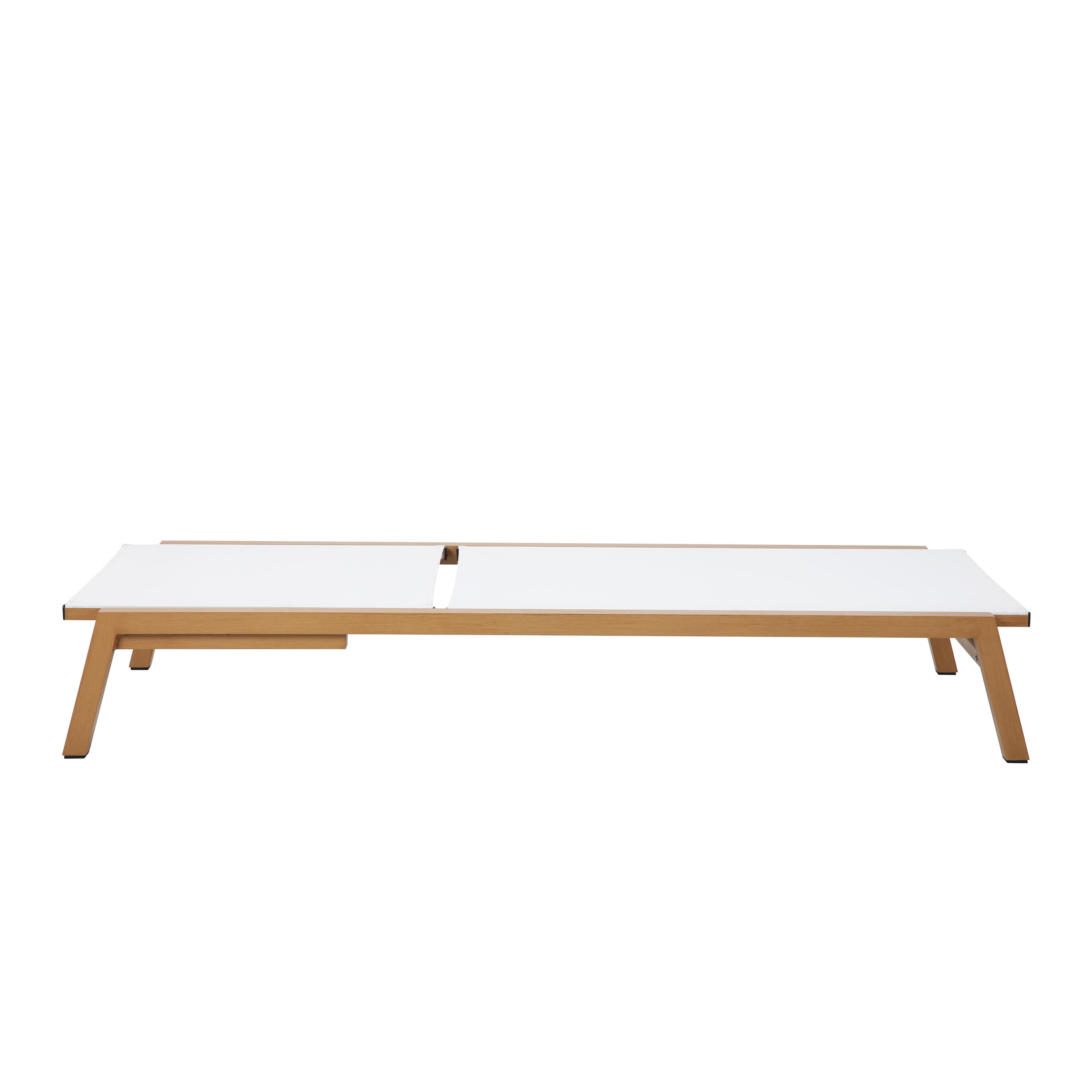 Chaise Longue Réglable en 5 positions - Beige 2/7