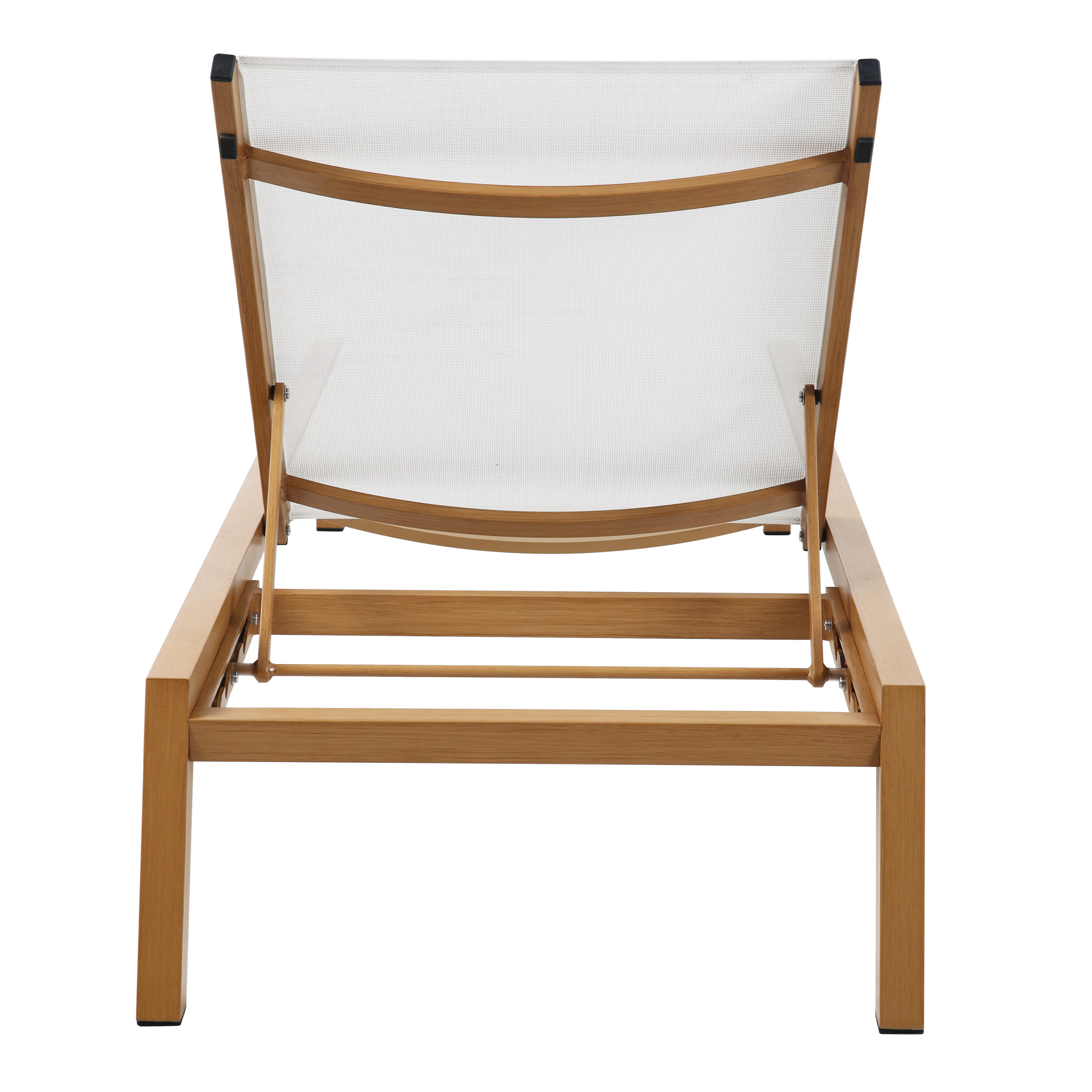 Chaise Longue Réglable en 5 positions - Beige 5/7