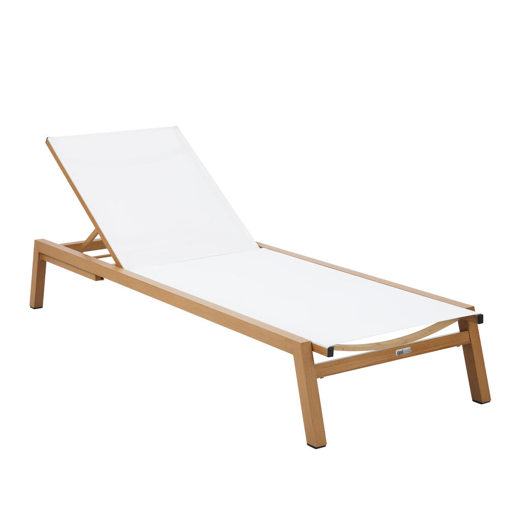 5-position adjustable lounger - Beige