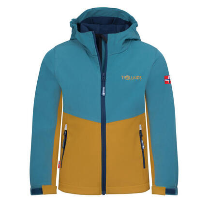 Kinder Jacke Kristiansand Wasserabweisend Marineblau / Grün