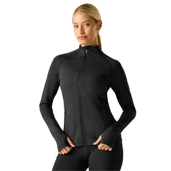 Dames Refresh Full Zip Midlayer (Zwart)