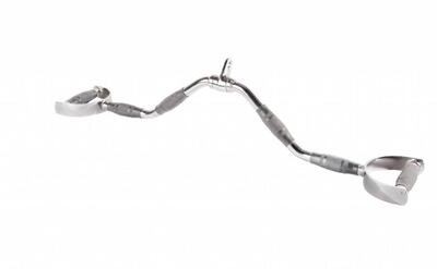 Pro angled lat bar - zwart