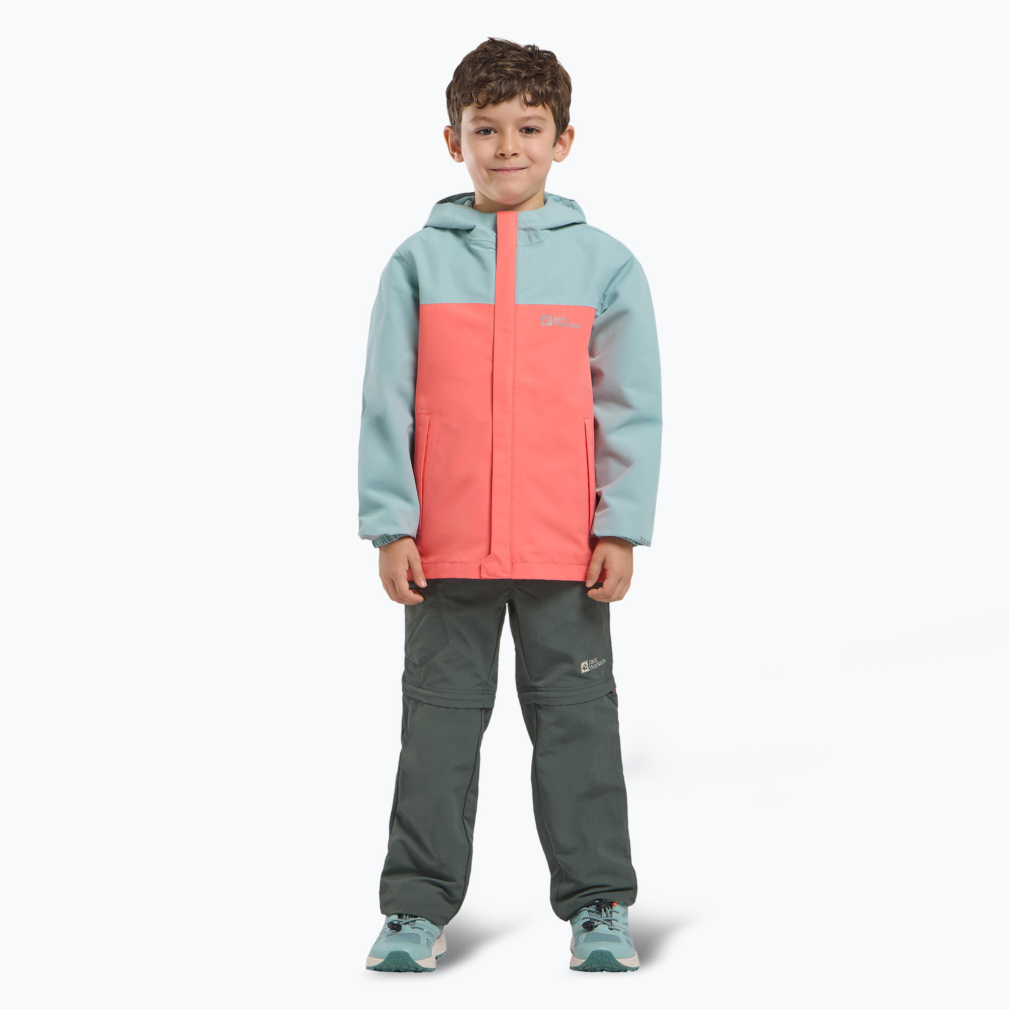 Casaco impermeável infantil Jack Wolfskin Tucan 2/7