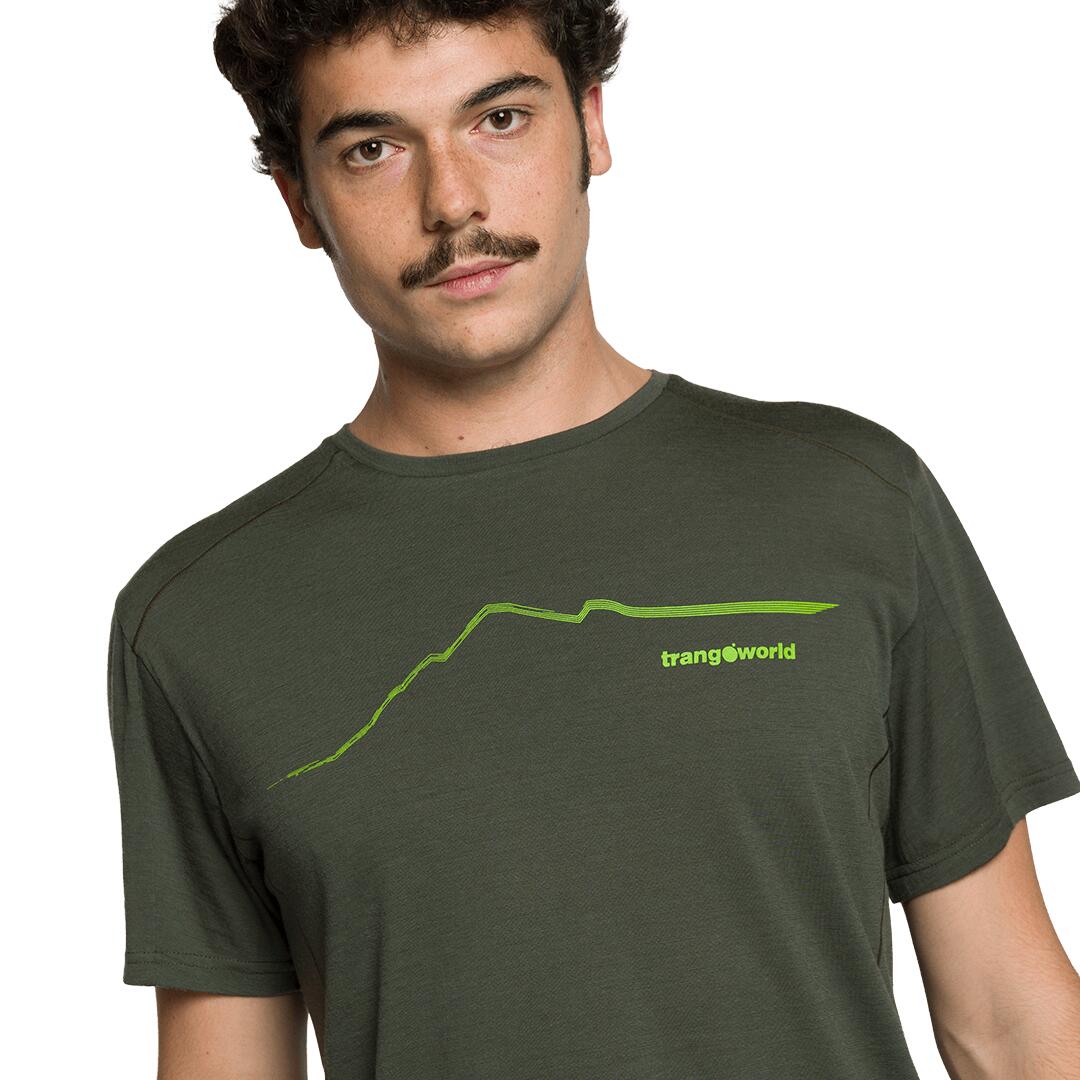 Camiseta para Hombre Trangoworld Serneus Verde 4/5