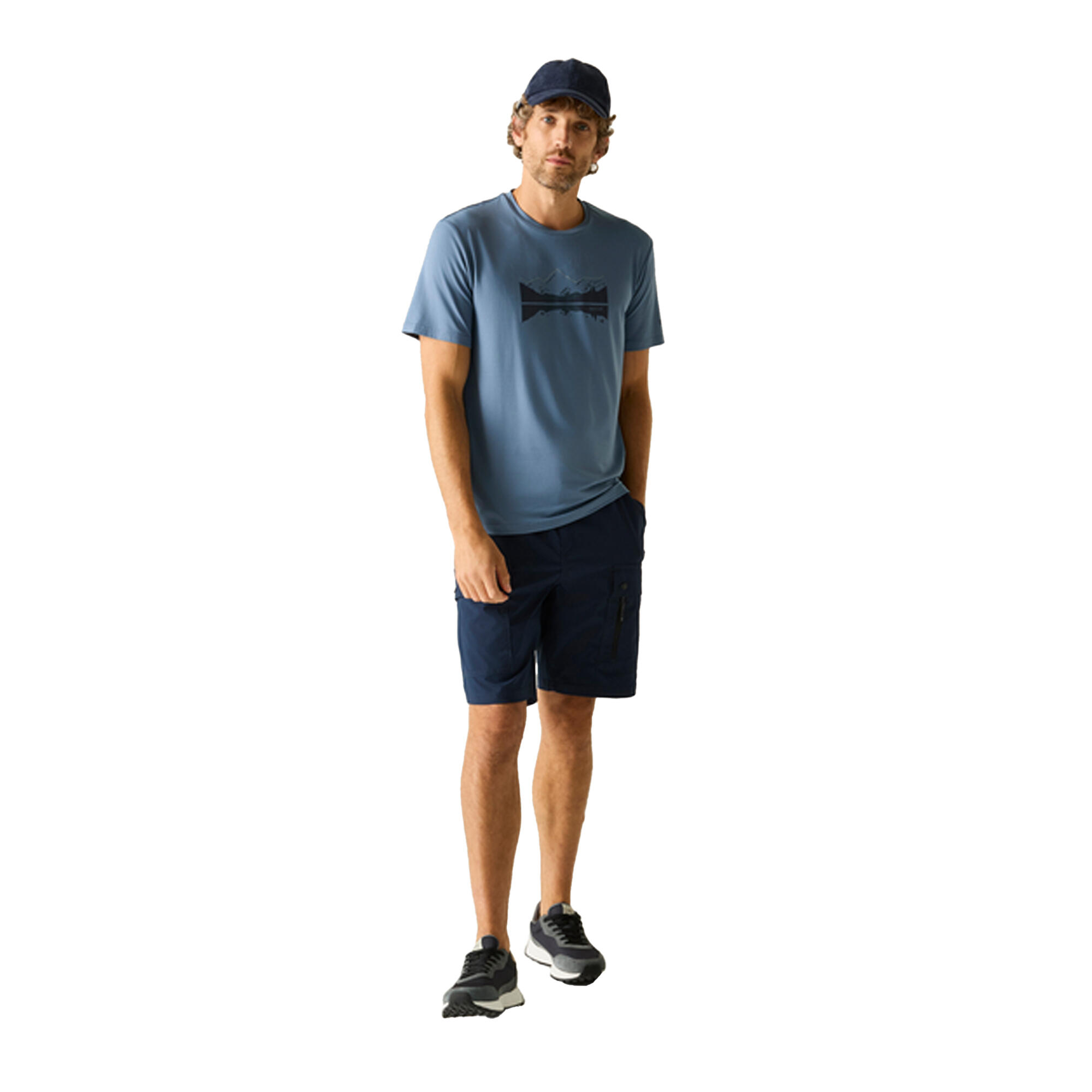 Tshirt FINGAL Homme (Bleu) 4/5