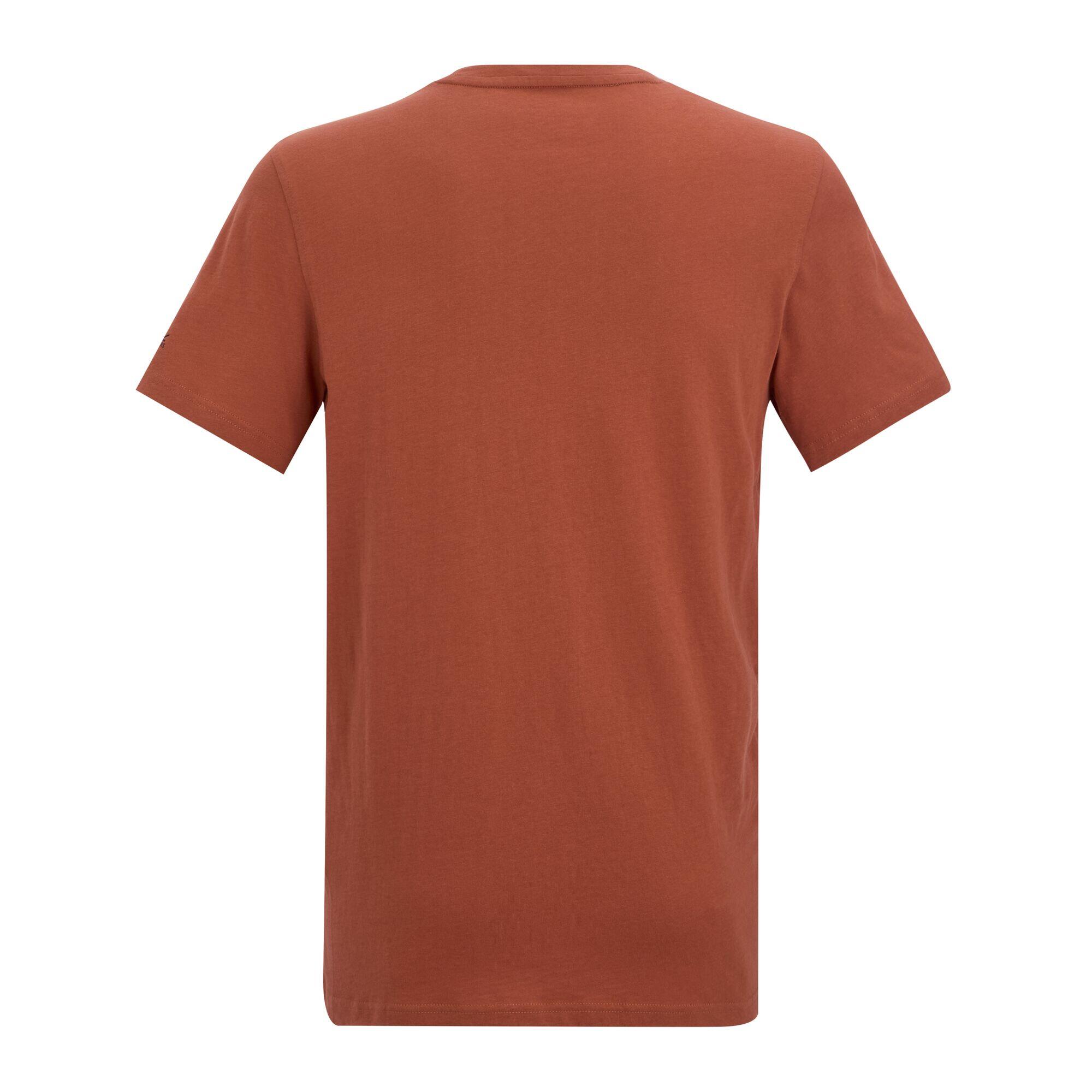 Tshirt Motif/style Montagne Et Courant BREEZED Homme (Brique) 2/5