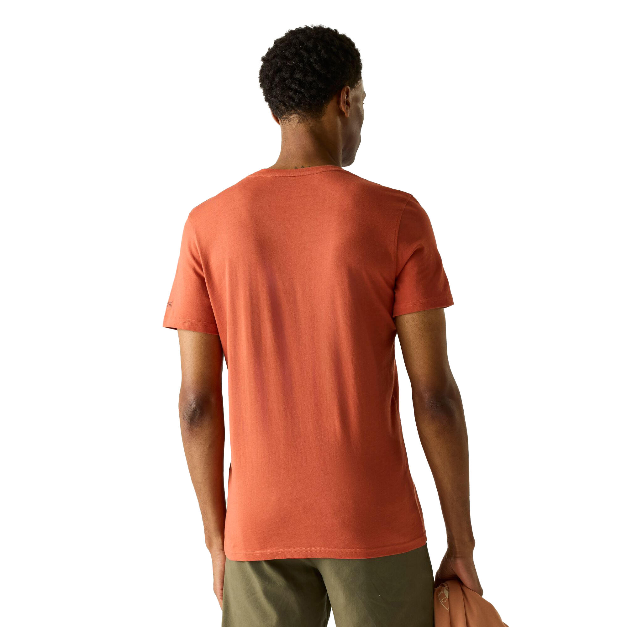 Tshirt Motif/style Montagne Et Courant BREEZED Homme (Brique) 4/5