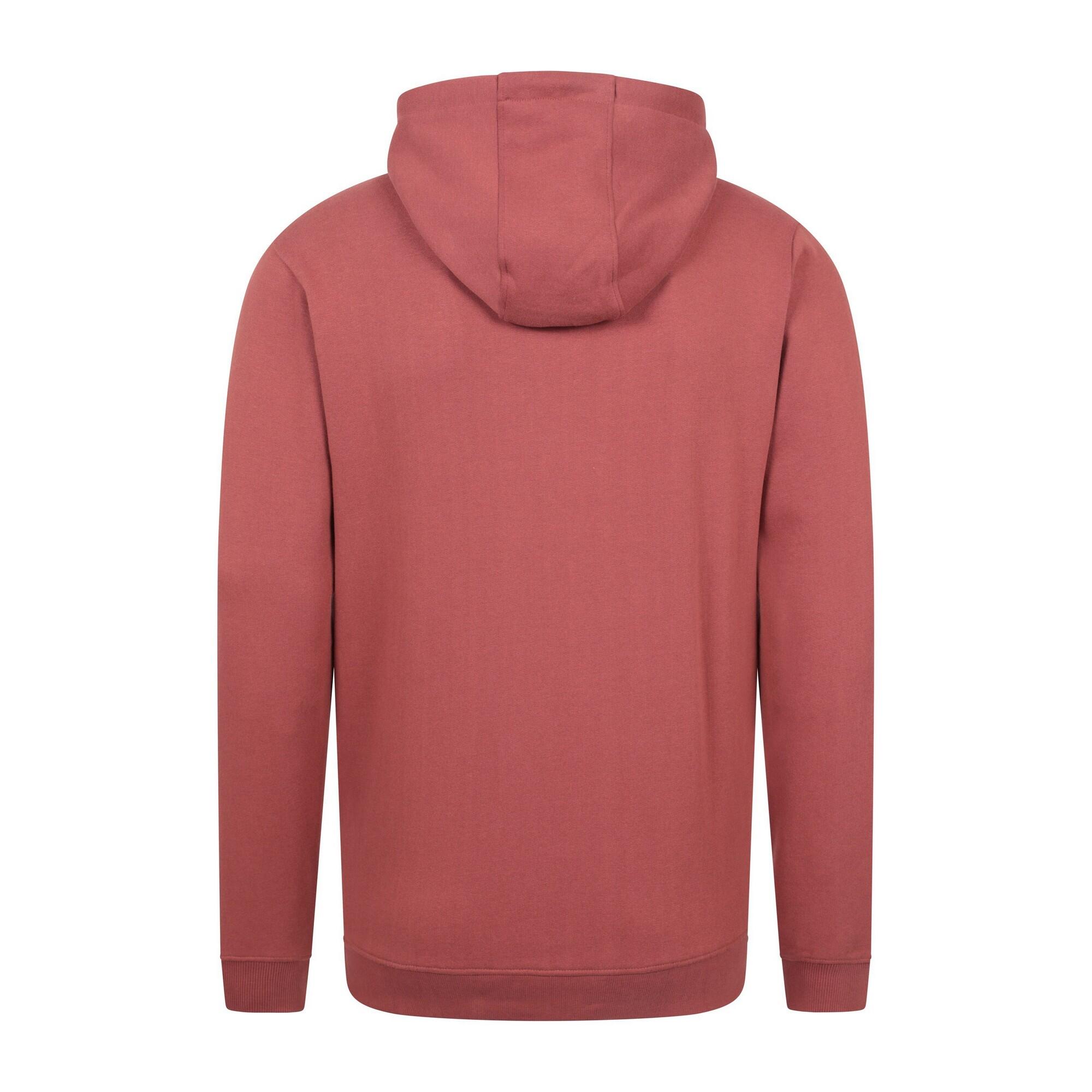 "Adventure" Hoodie mit durchgehendem Reißverschluss für Herren Rostfarben 2/4