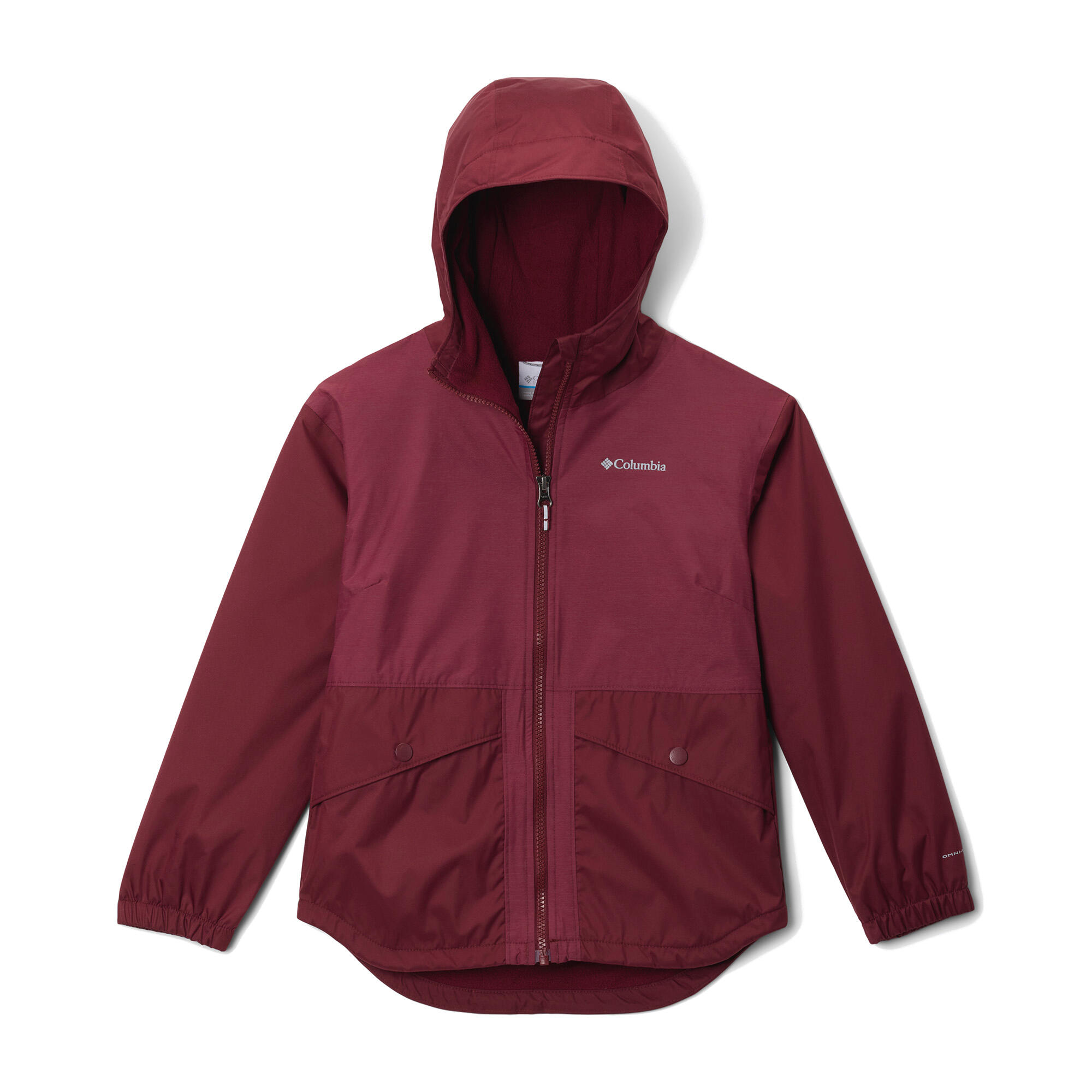 Veste imperméable pour enfants Columbia Rainy Trails II Fleece 4/4