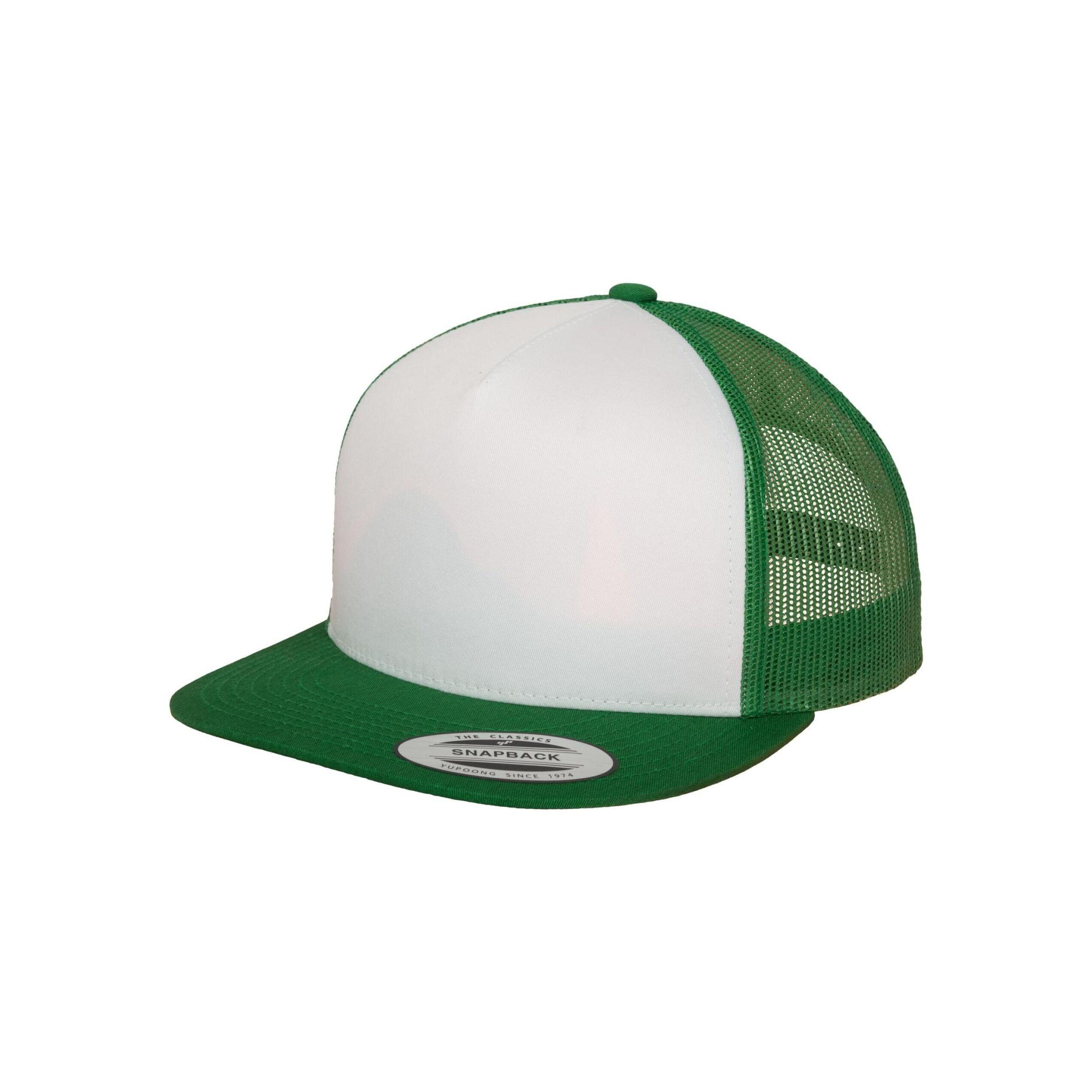 Cappellino Da Camionista Semplice Adulto Unisex Flexfit Classic Verde Kelly 4/4