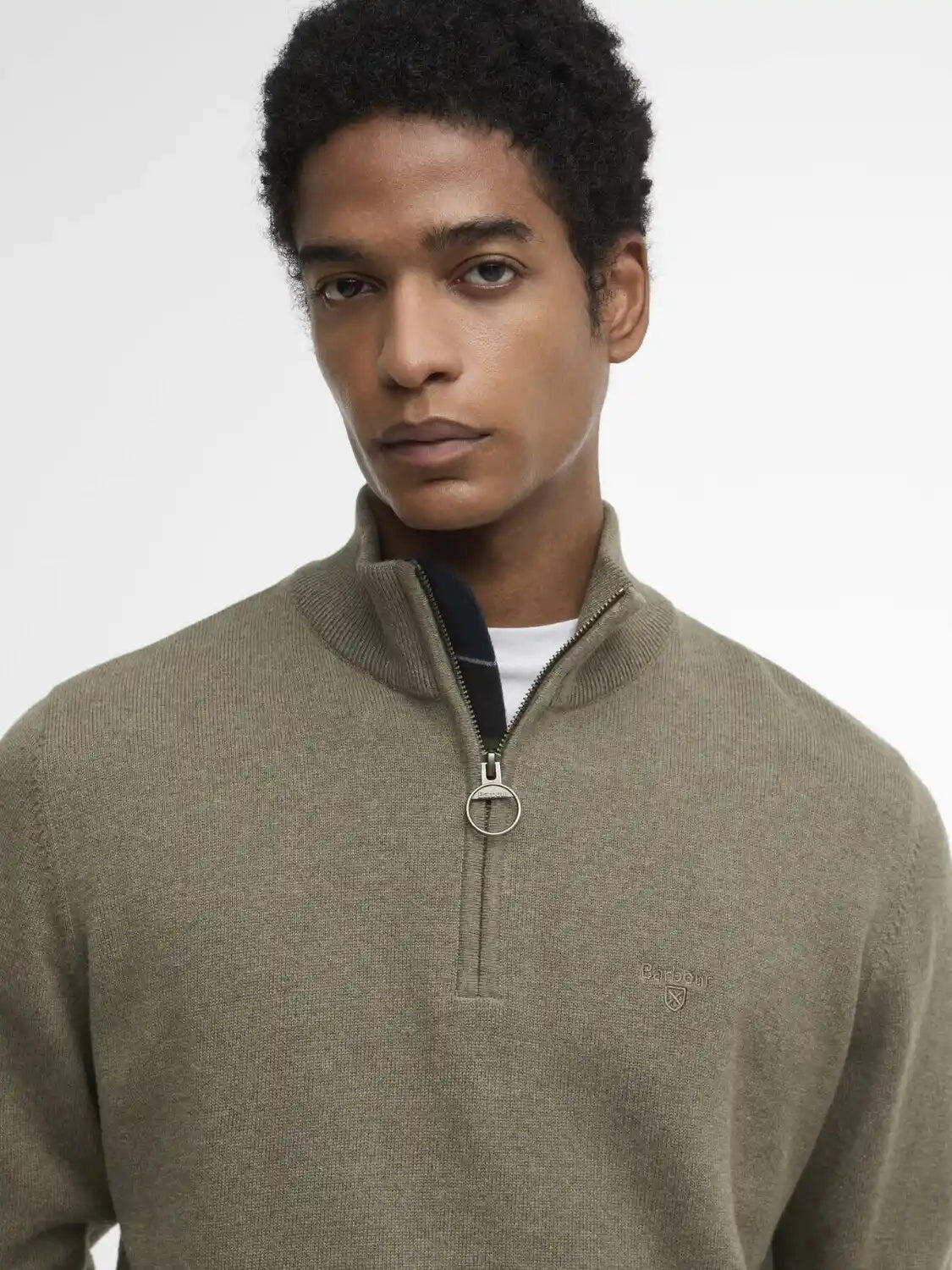 Pull camionneur Barbour en coton - Homme 2/4