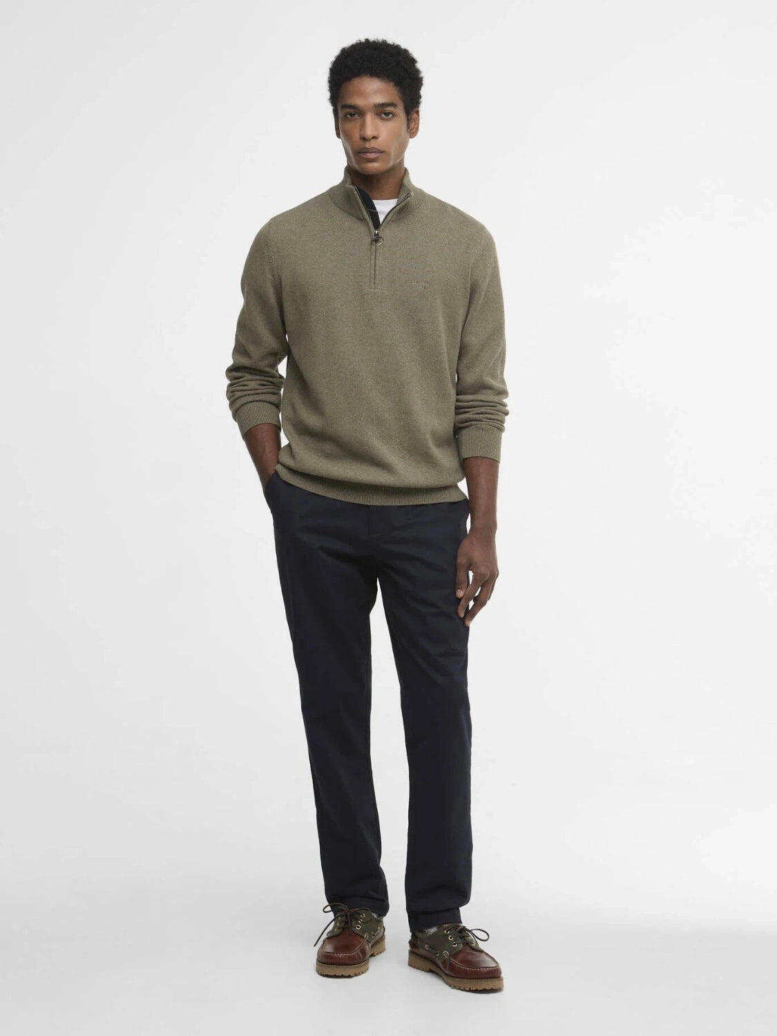 Pull camionneur Barbour en coton - Homme 4/4