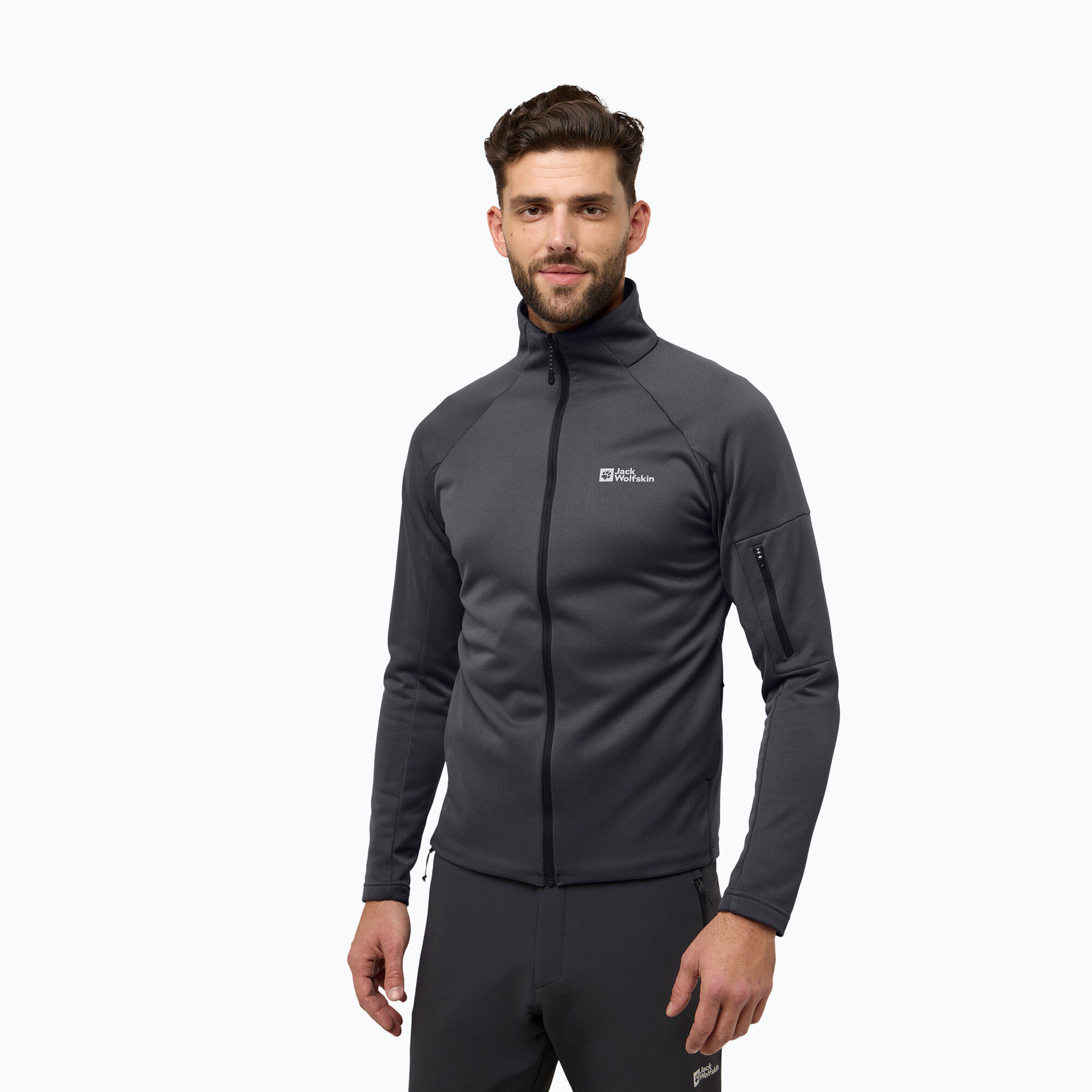 Veste polaire homme Jack Wolfskin Alpgrat 1/7