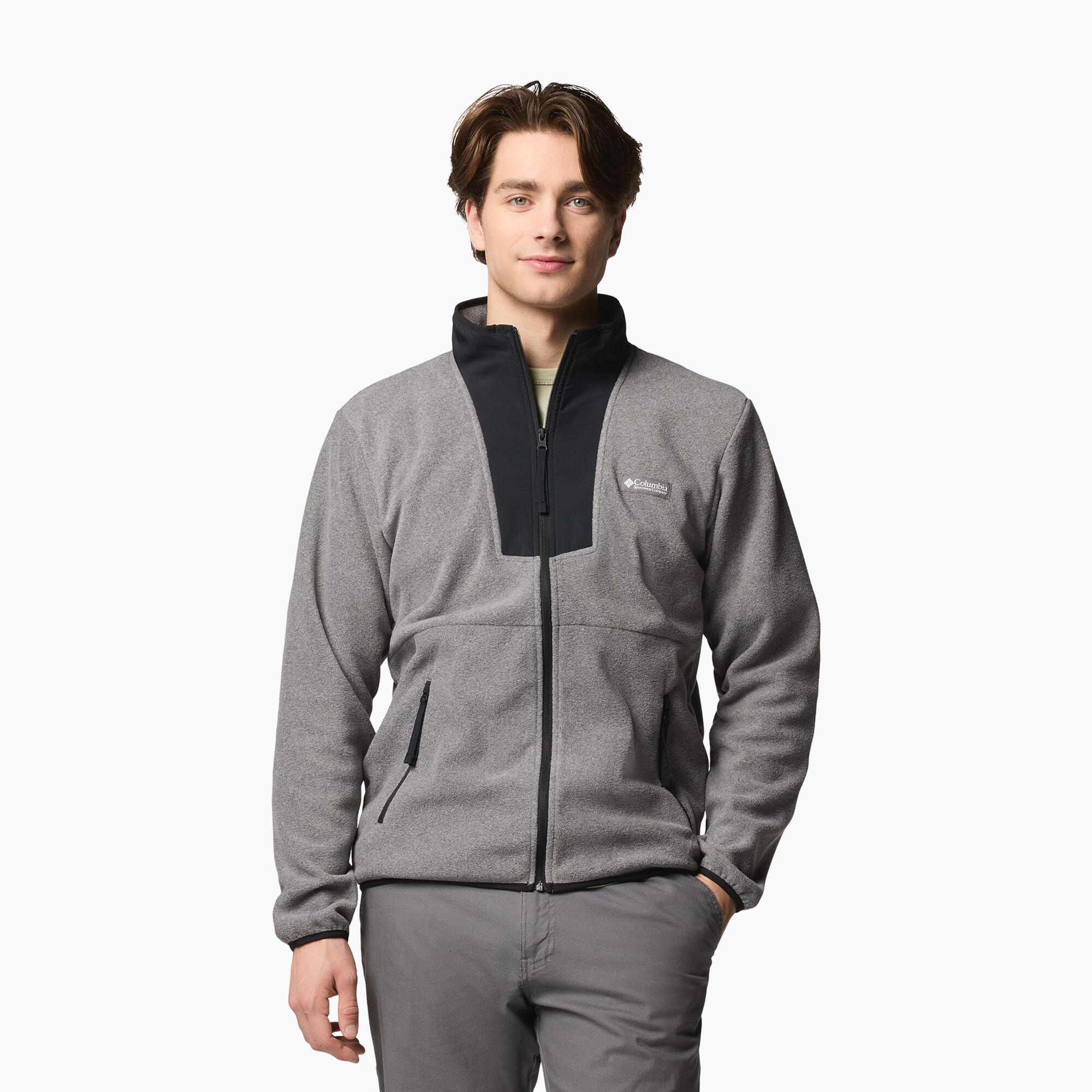 Sweat-shirt homme Columbia Sequoia Grove FZ en polaire 1/6