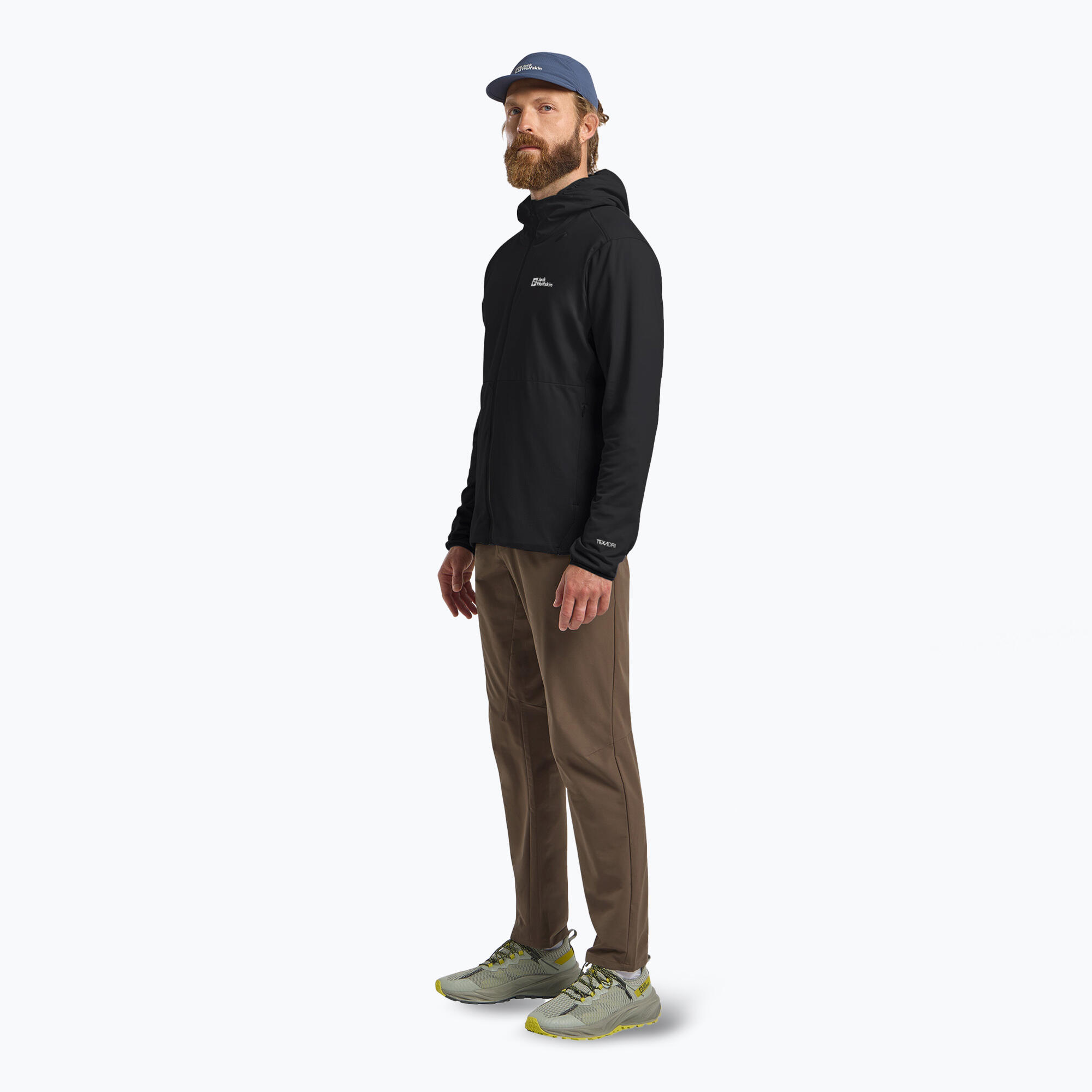 Casaco de trekking masculino Jack Wolfskin Prelight Trail Hoody 2/7