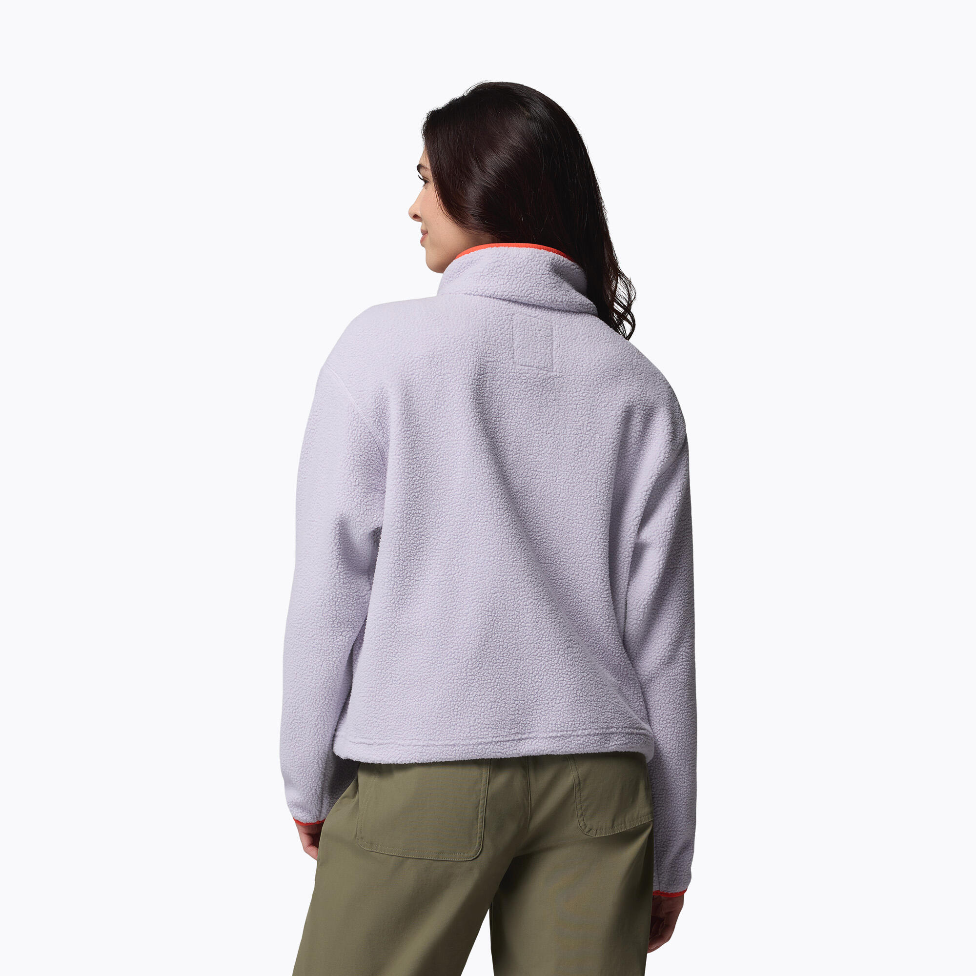 Bluza polarowa damska Columbia Helvetia II Cropped Half Snap Fleece 3/7