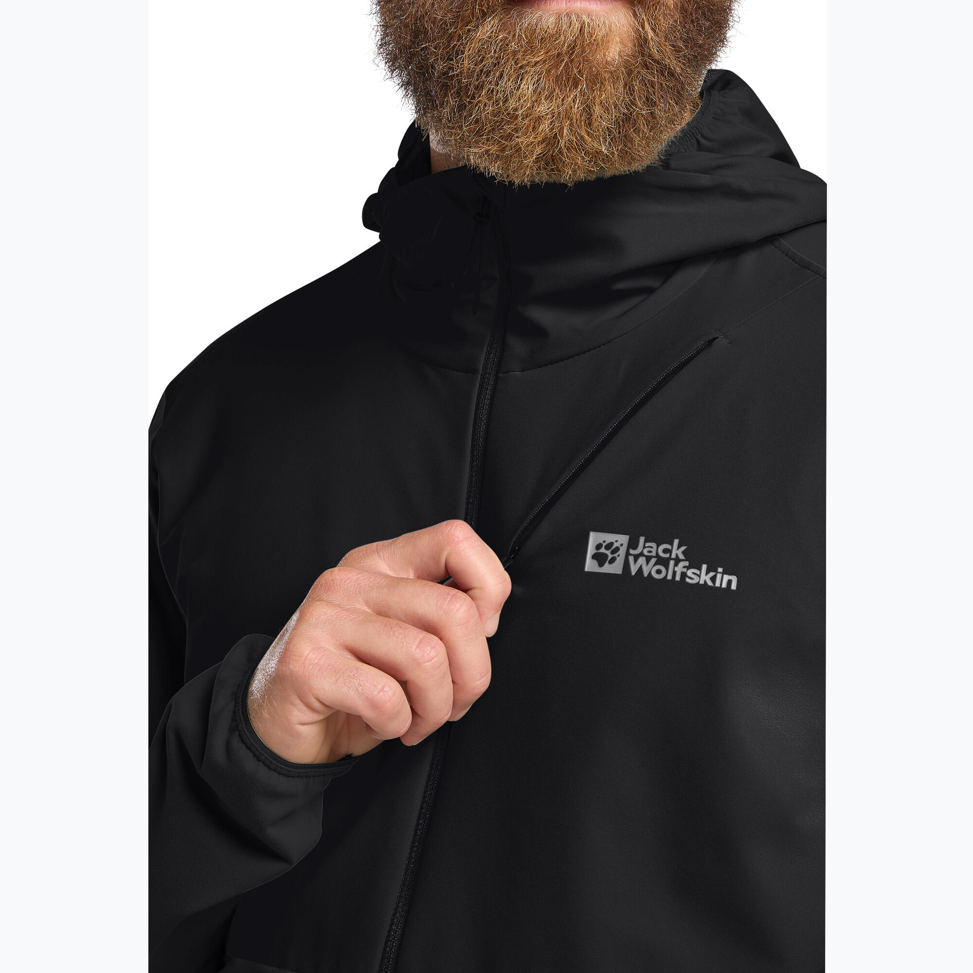 Casaco de trekking masculino Jack Wolfskin Prelight Trail Hoody 5/7