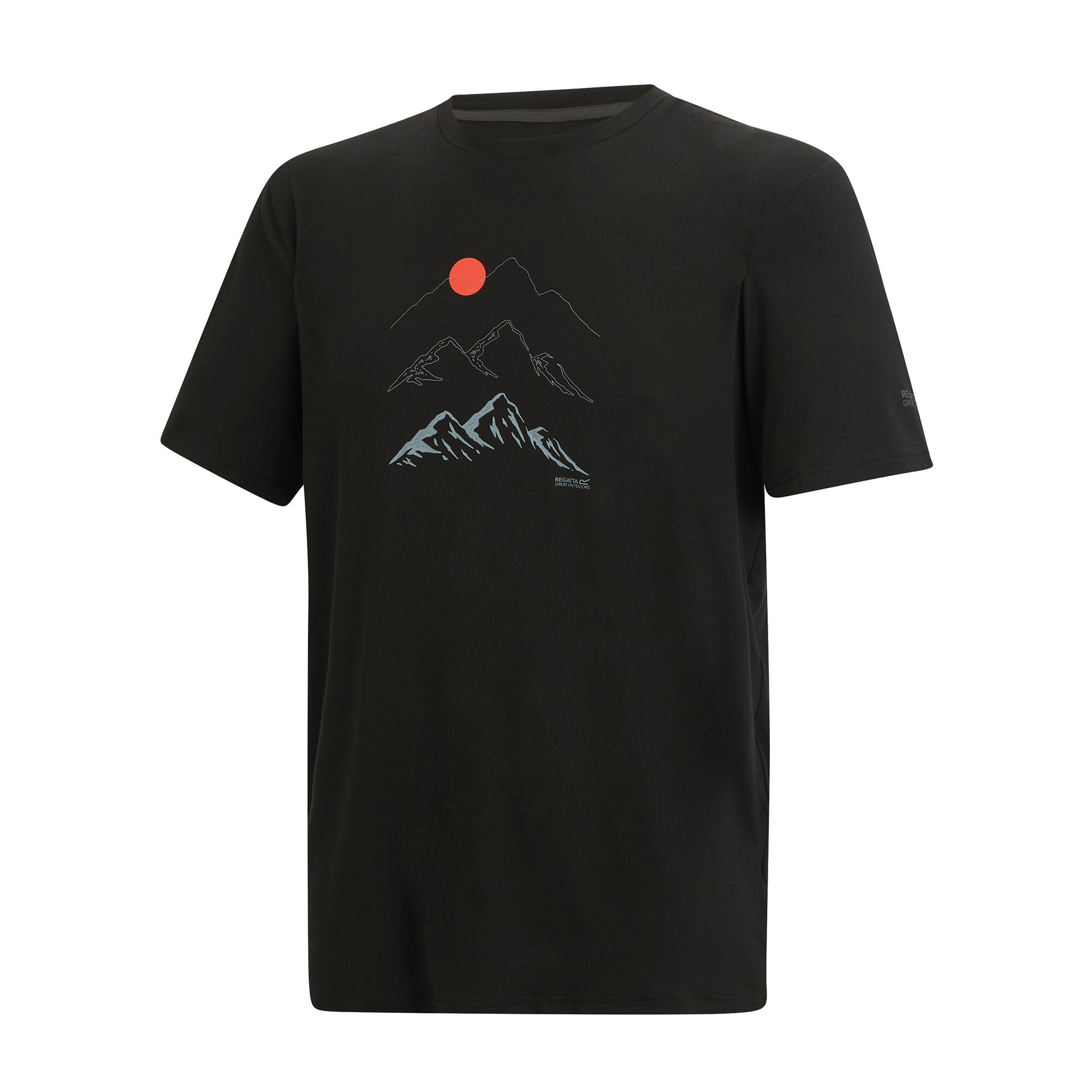 "Fingal" TShirt für , Stretch Herren Schwarz 3/5