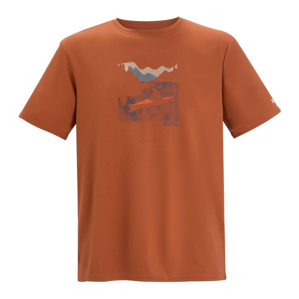 Mens Fingal Boat TShirt (Brick Red)