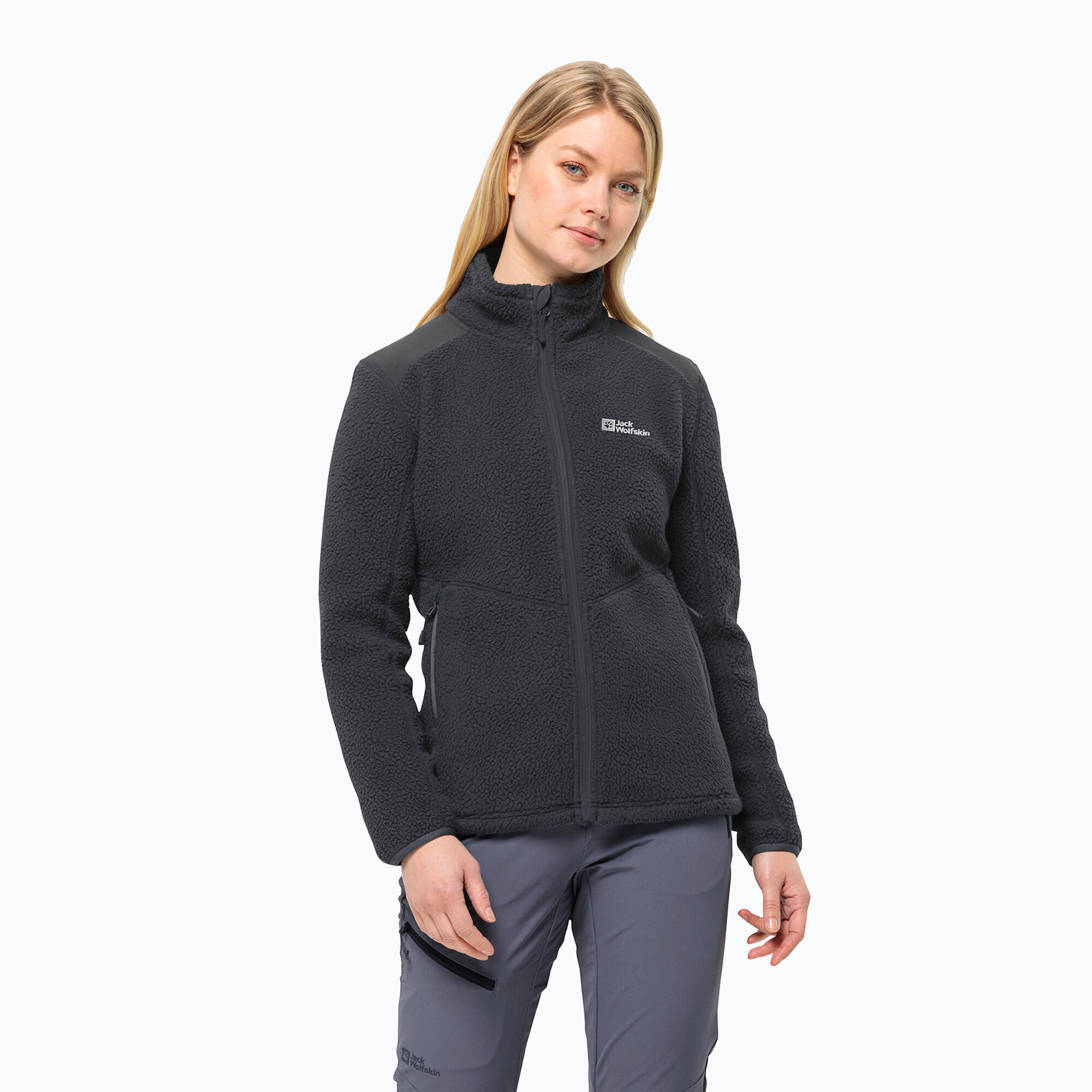 Veste polaire femme Jack Wolfskin Kammweg Pile Fz 1/7