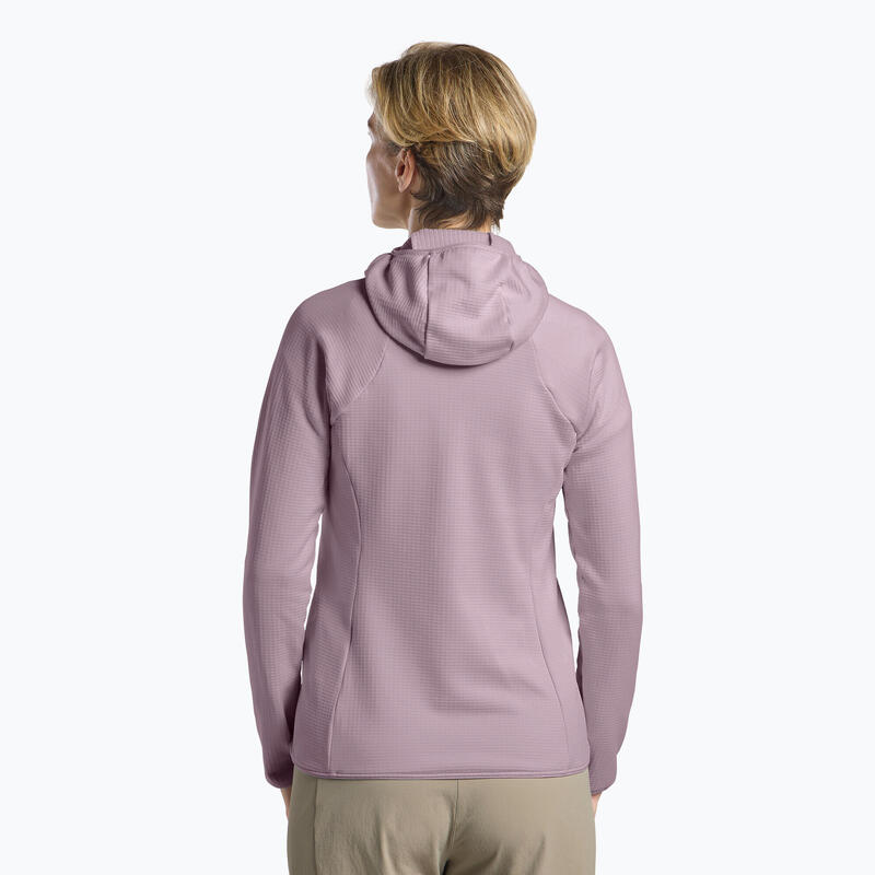 Hanorac fleece damă Jack Wolfskin Kolbenberg cu fermoar integral și glugă