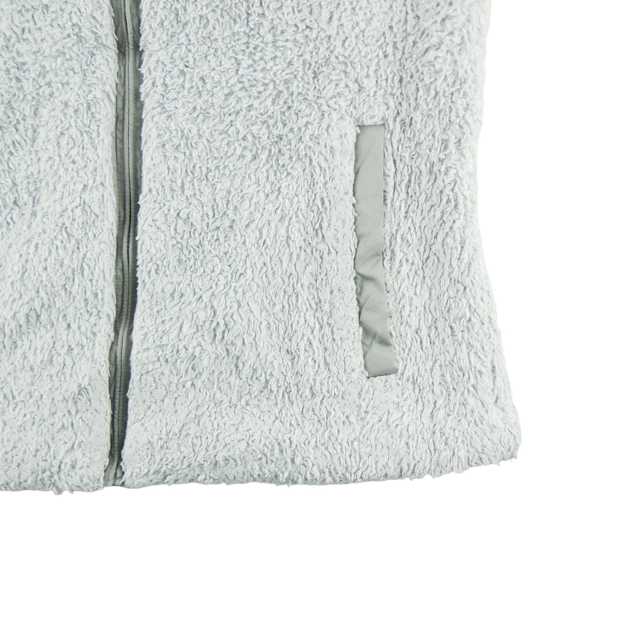 Damen Graue Fleecejacke 5/7