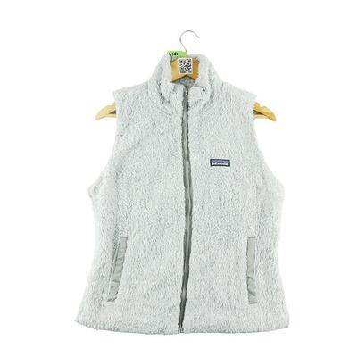 Seconda Mano - Giacca in pile grigia da donna - Stato molto buono