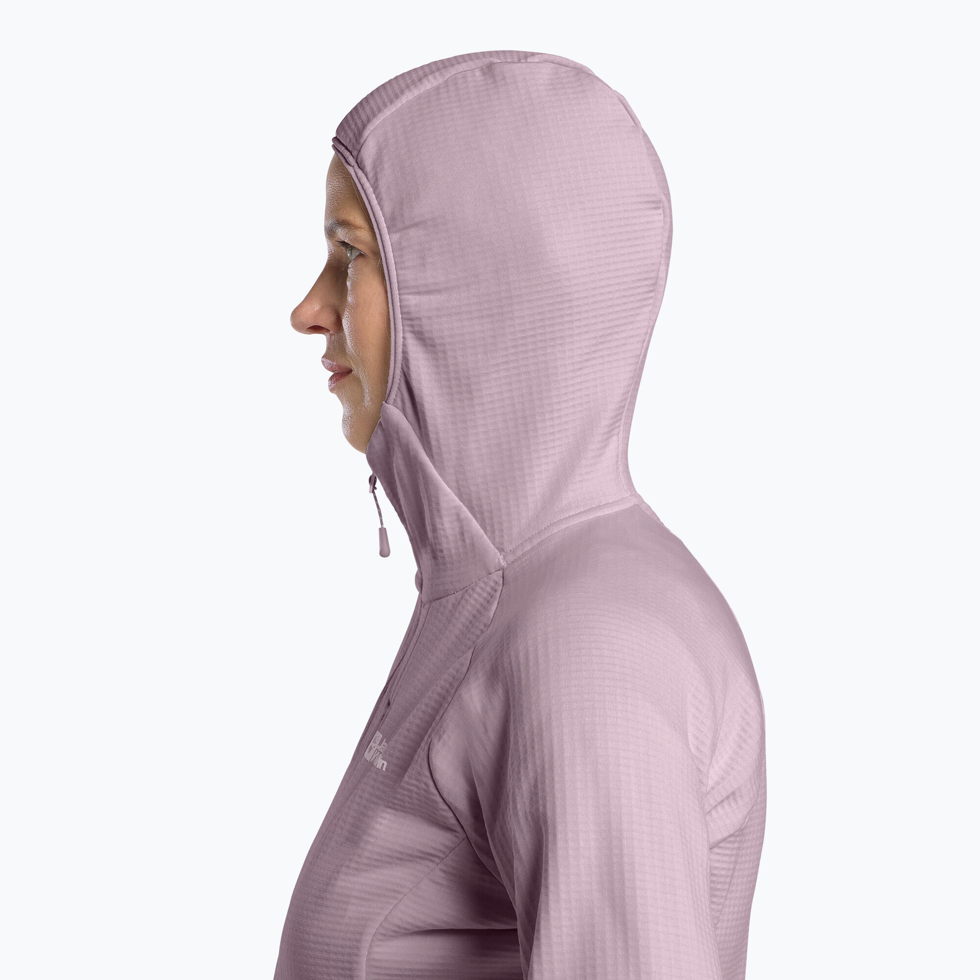 Casaco polar feminino Jack Wolfskin Kolbenberg com capuz e zíper completo 4/7