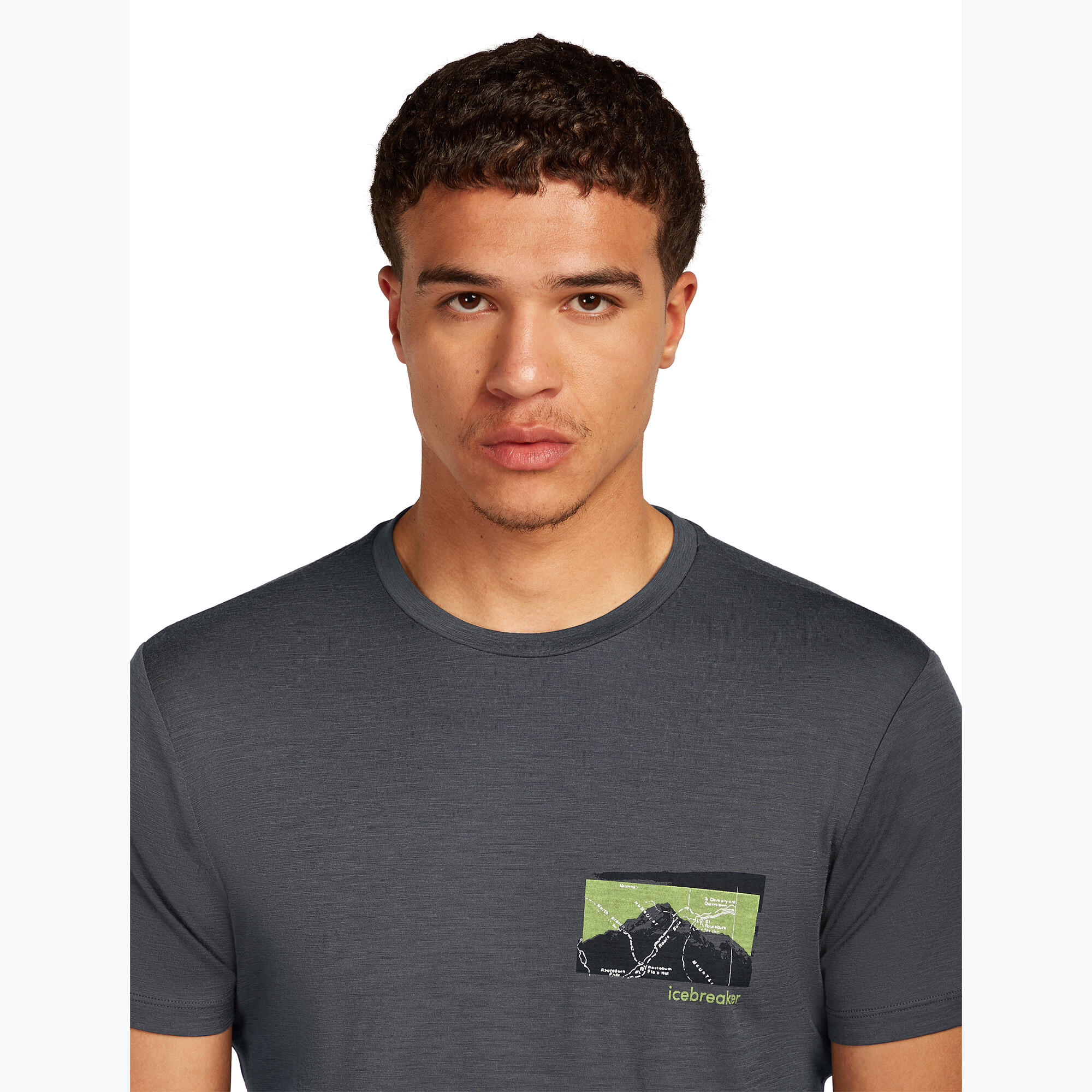 T-shirt homme icebreaker Merino 150 Tech Lite Infographic ICEBREAKER