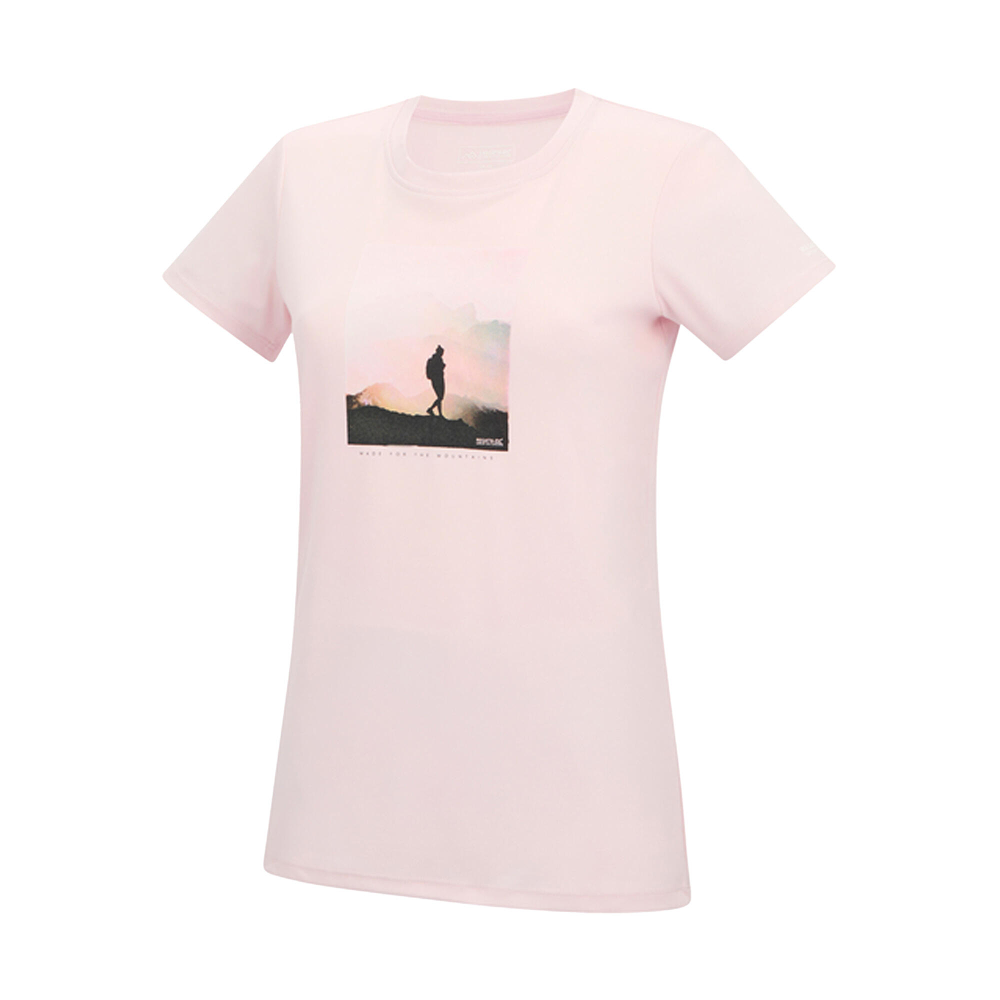 Maglietta Stampa Avventura Donna Regatta Fingal Rosa Haze 3/5