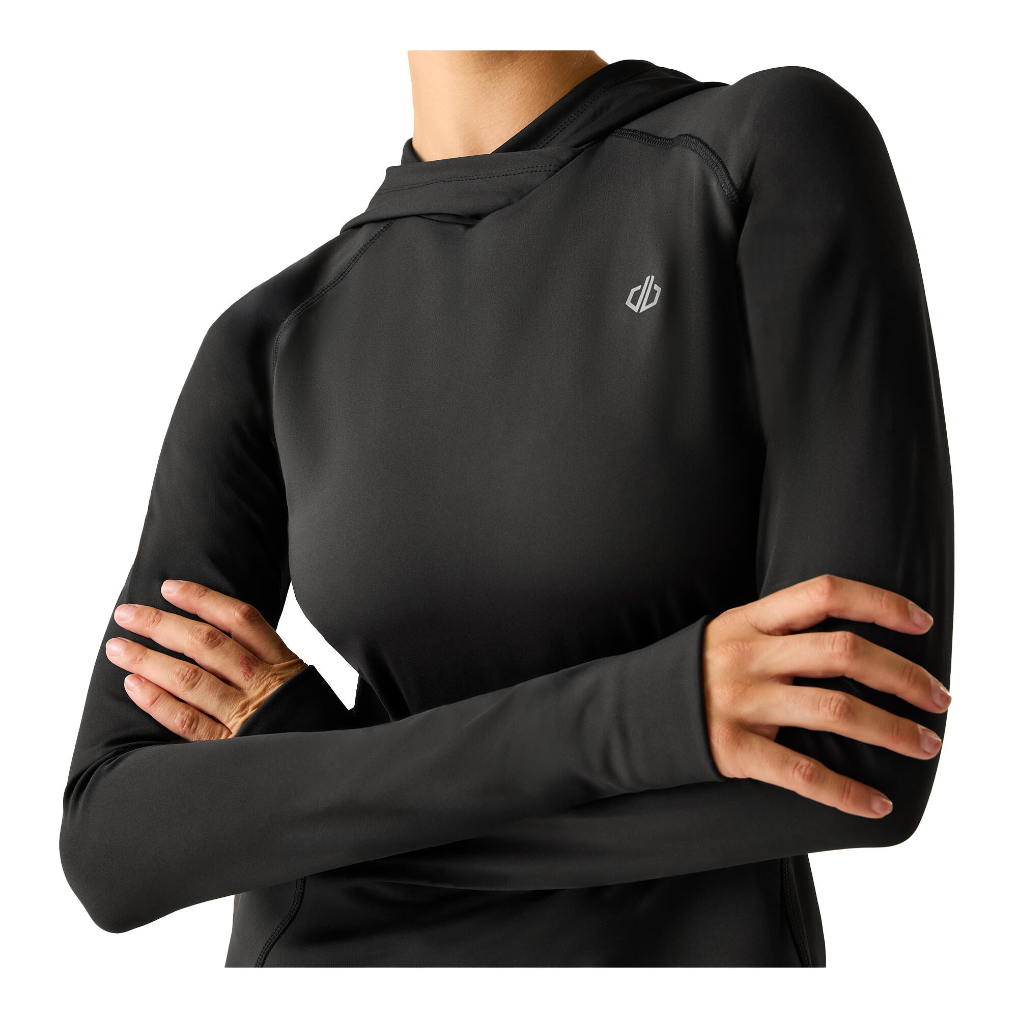 Sweat À Capuche REFRESH Femme (Noir) 4/5