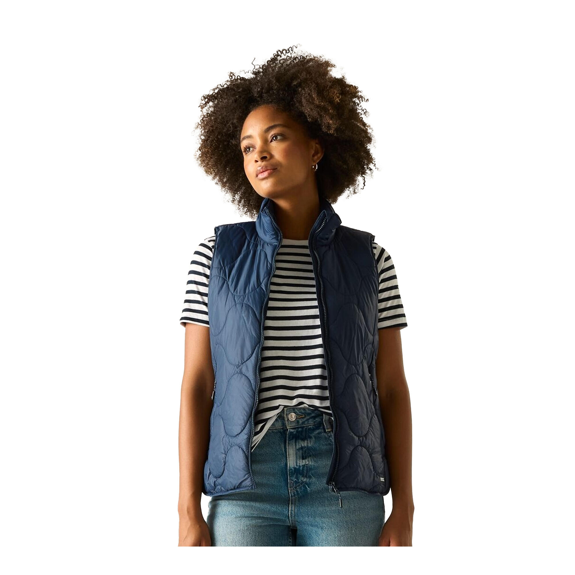 Veste Sans Manches CARLOTTE Femme (Bleu Marine) 4/5