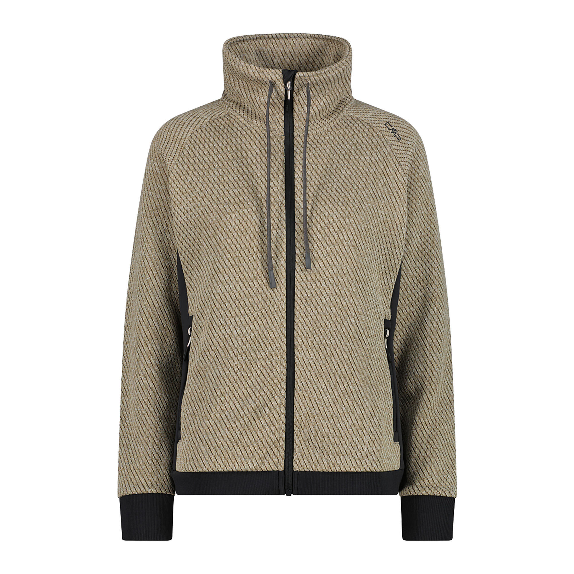 Sweat-shirt femme CMP 35H1646 en maille jacquard 4/4