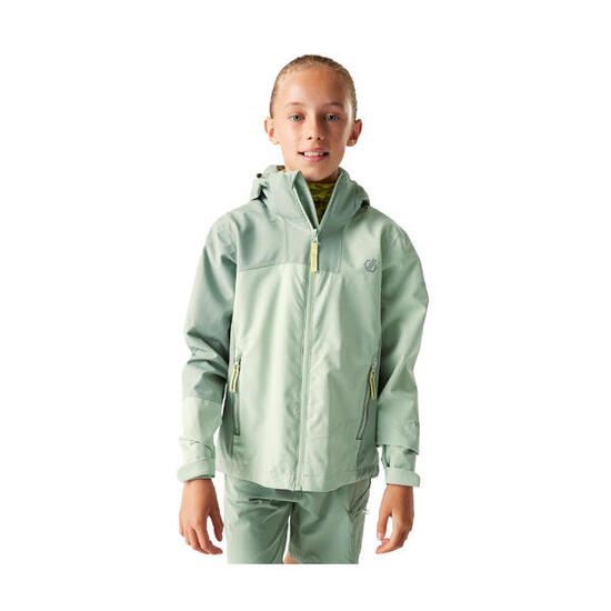 Veste Imperméable À Capuche EXPLORE Enfant (Vert De Gris)