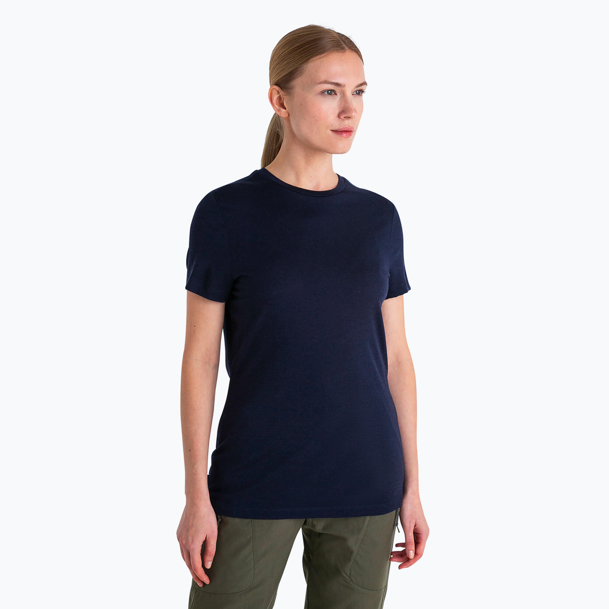 Camiseta de trekking para mujer icebreaker Merino 150 Tech Lite III 1/7