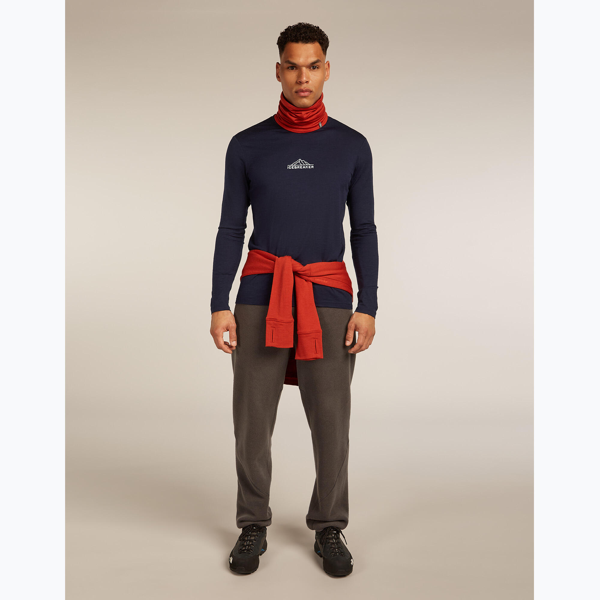 Maglia a maniche lunghe da uomo Icebreaker Merino 150 Tech Lite Road To Cook 7/7