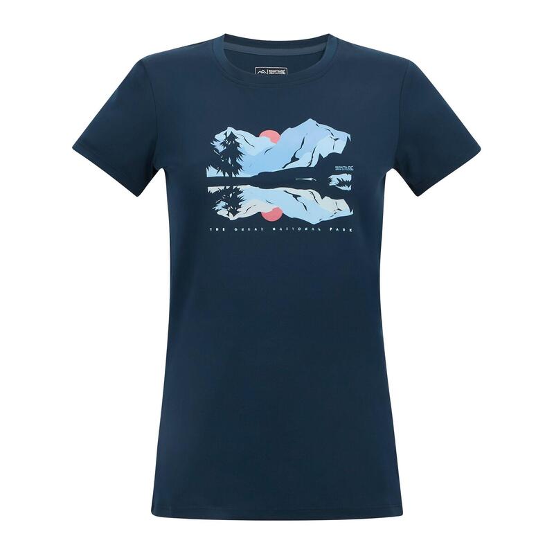 Tricou Drumeții În Natură Regatta Mountain Scene Femei