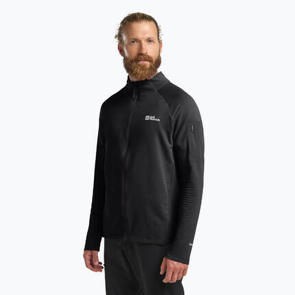 Herren-Trekkingpullover Jack Wolfskin Prelight Full Zip