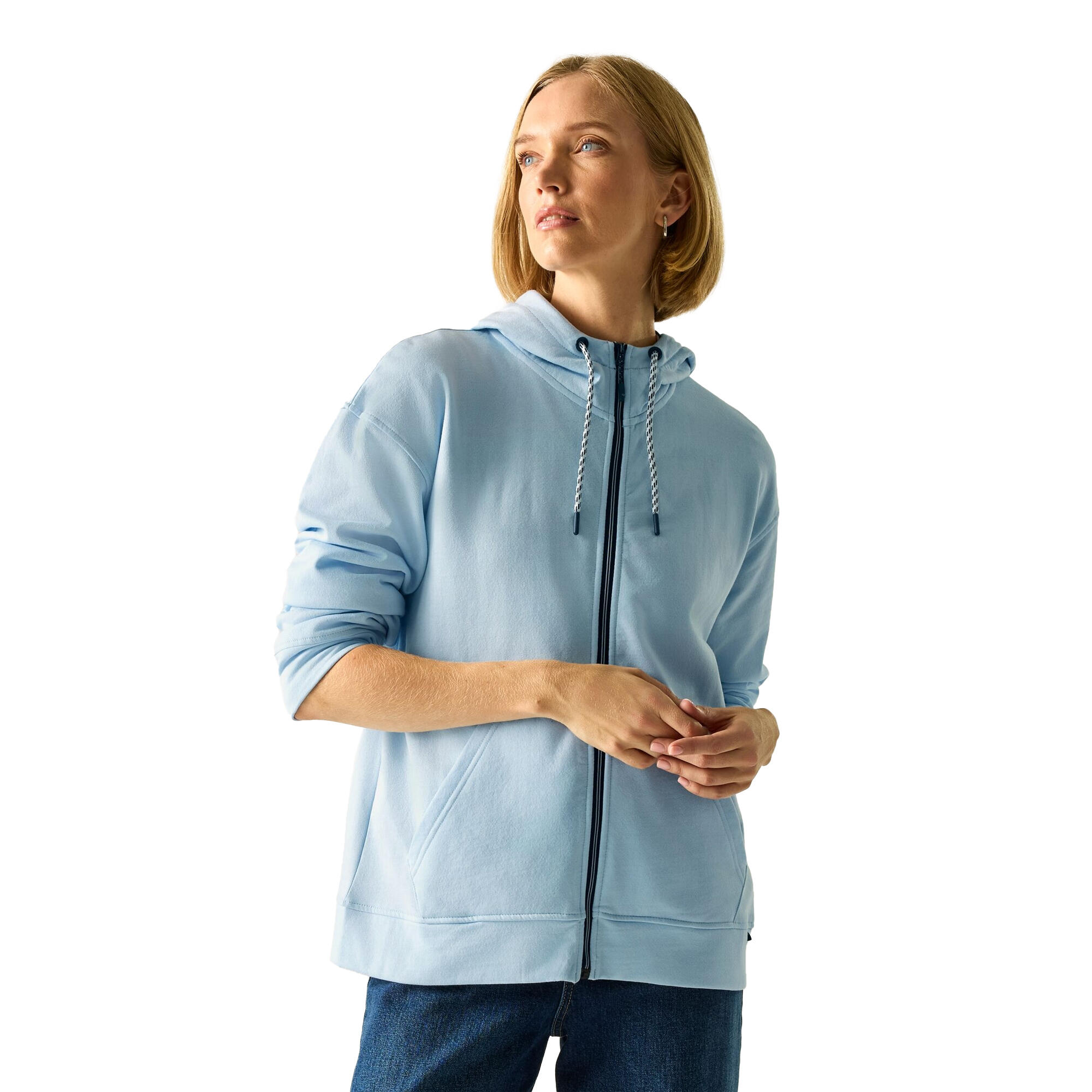 Veste À Capuche BAYLETTA Femme (Blanc Ciel) 4/5