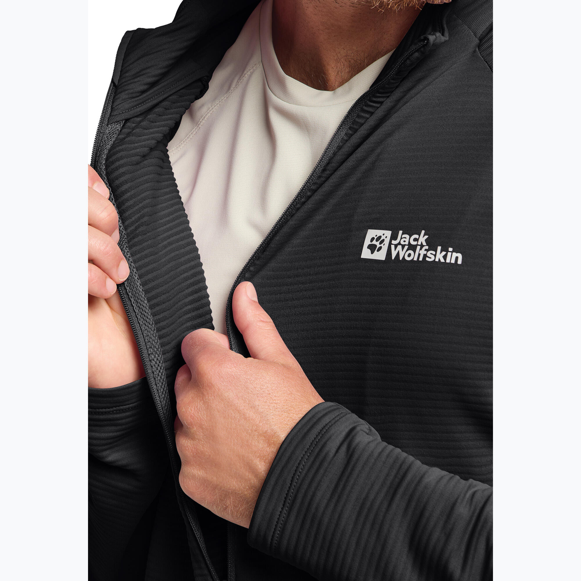 Veste de trekking homme Jack Wolfskin Prelight Full Zip 5/7