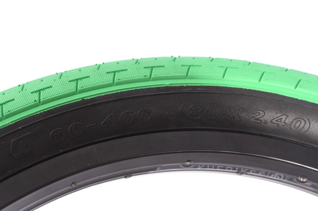 Set pneumatici BMX KHE ACME 20 pollici x 2,40 pollici verde 5/7