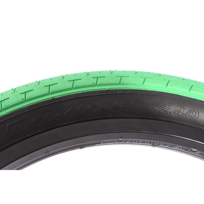 Set cauciucuri BMX KHE ACME 20 inch x 2,40 inch verde