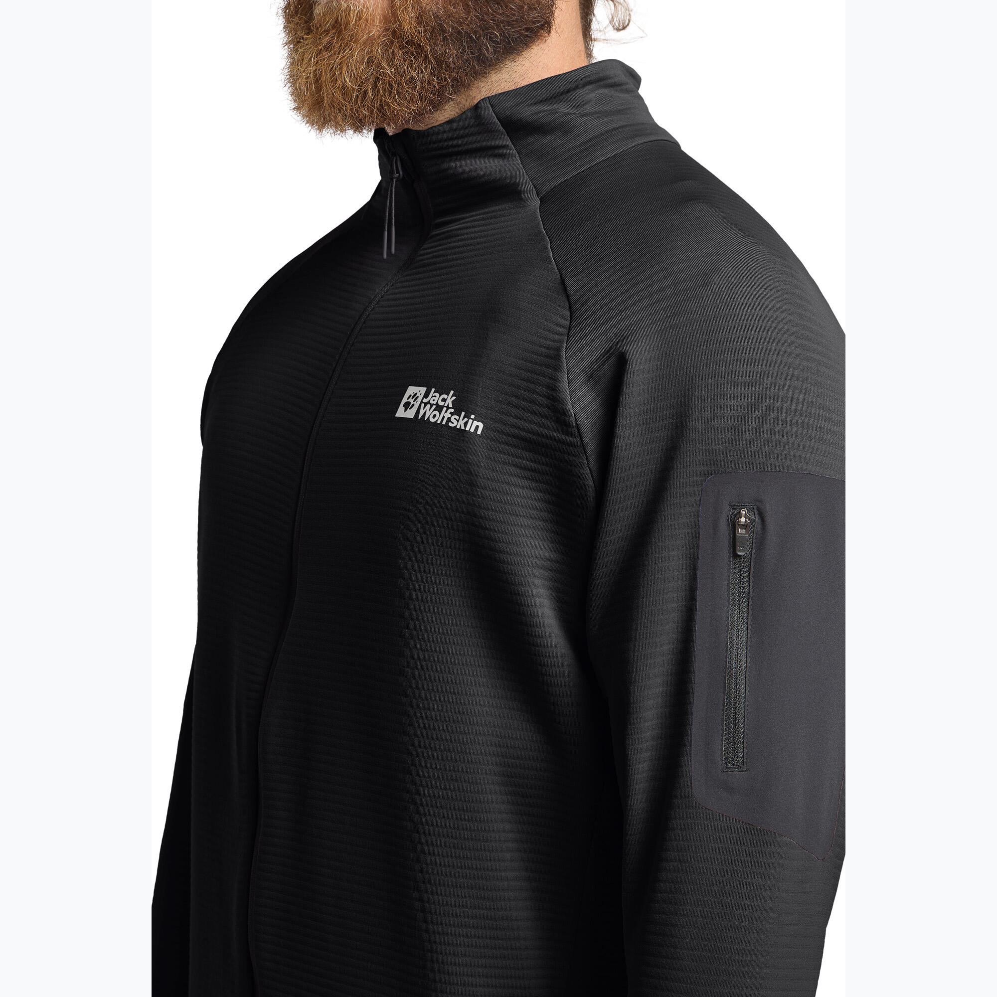 Veste de trekking homme Jack Wolfskin Prelight Full Zip 4/7