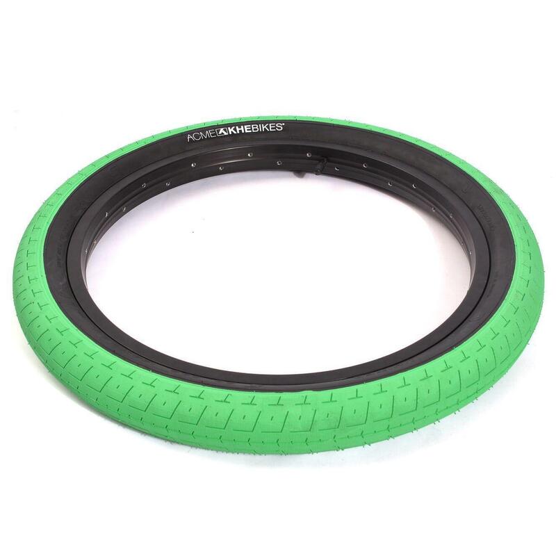 Set cauciucuri BMX KHE ACME 20 inch x 2,40 inch verde